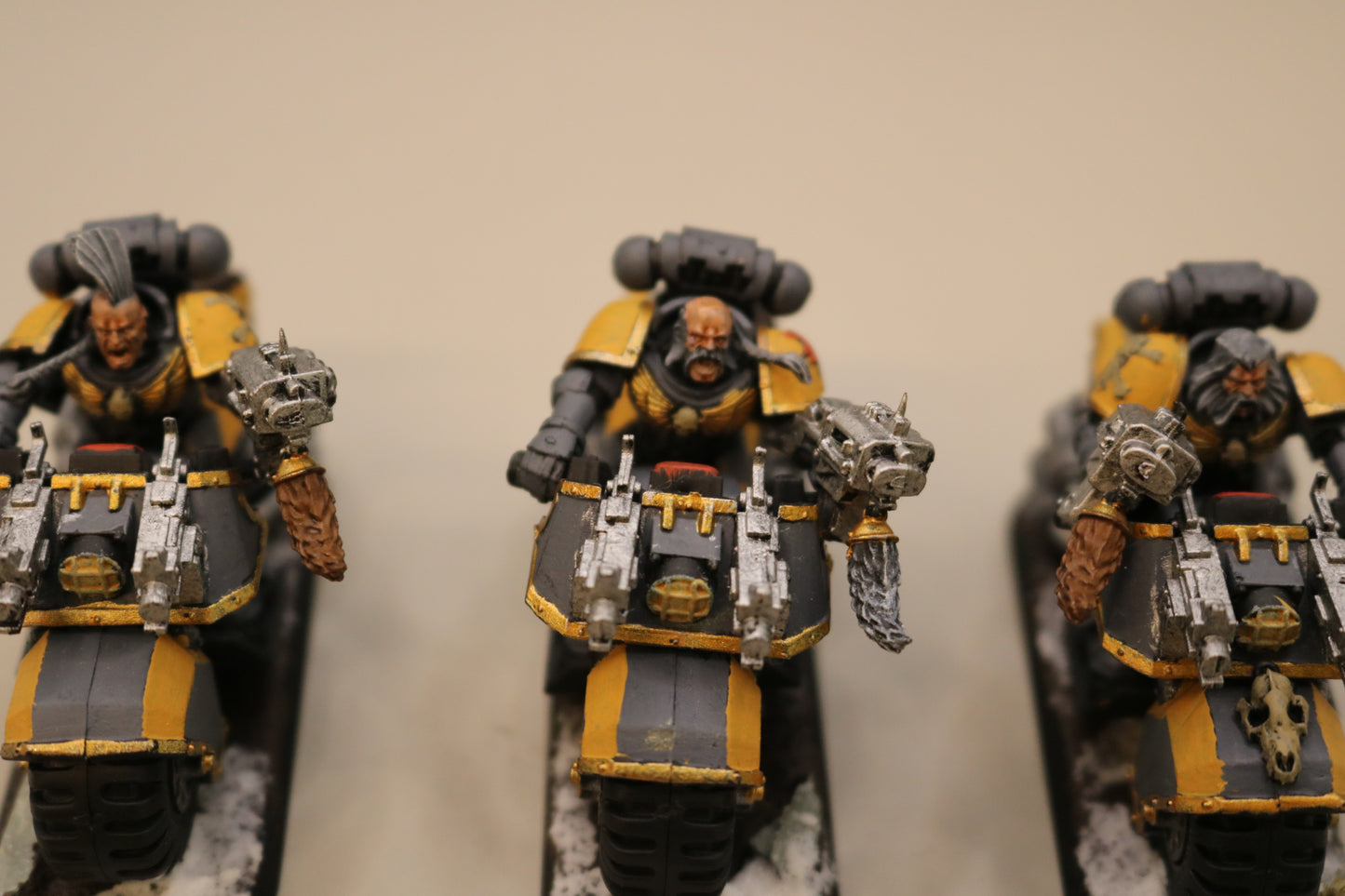 3x Bike Squad OOP #9 Space Wolves Space Marines Warhammer 40k
