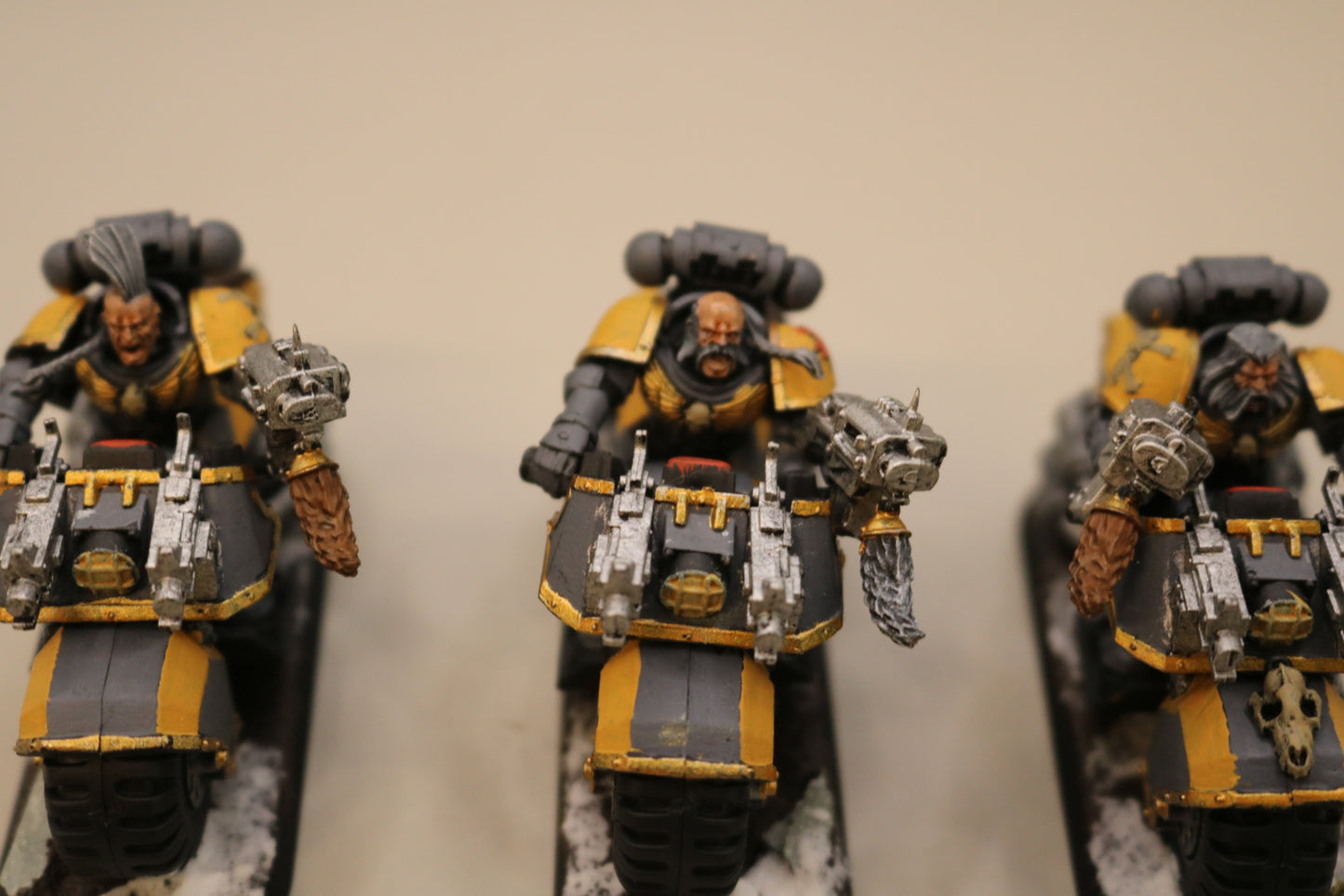 3x Bike Squad OOP #9 Space Wolves Space Marines Warhammer 40k