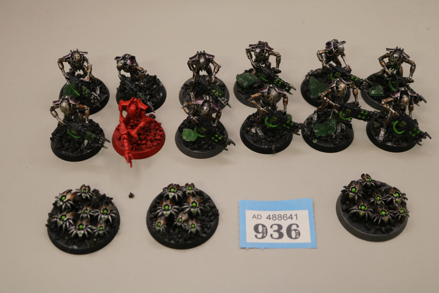 12x Necron Warriors 936 Necrons Well Painted Warhammer 40k