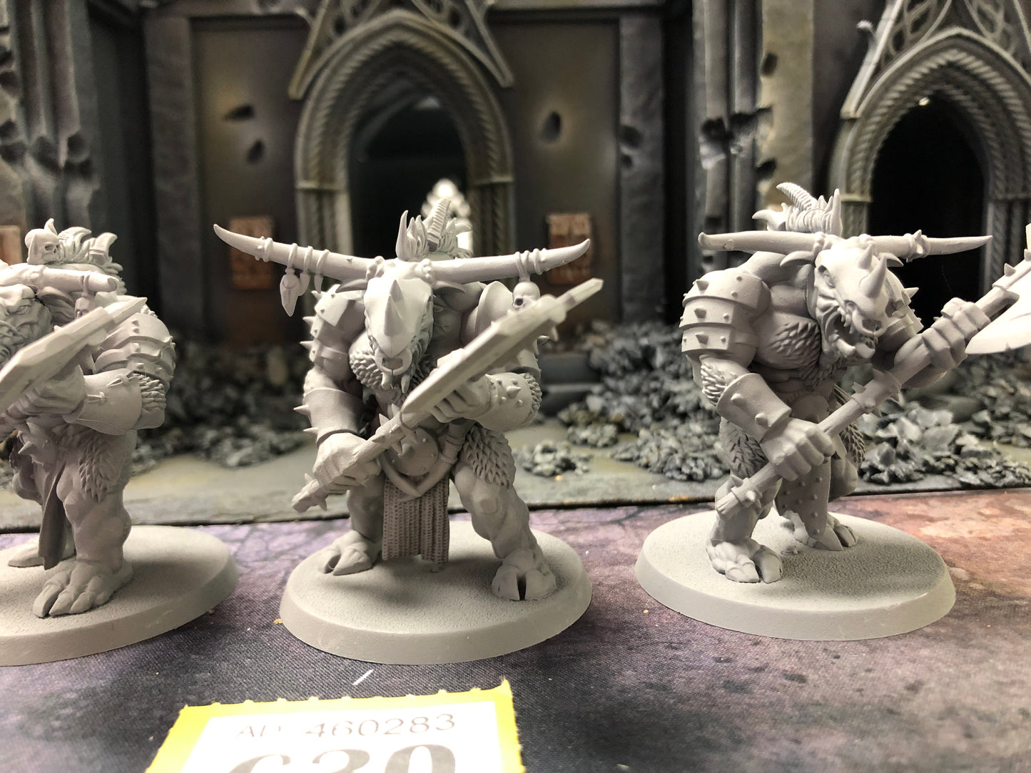 3x Minotaur Herd #630 Beastmen Fantasy Old World Warhammer 40k