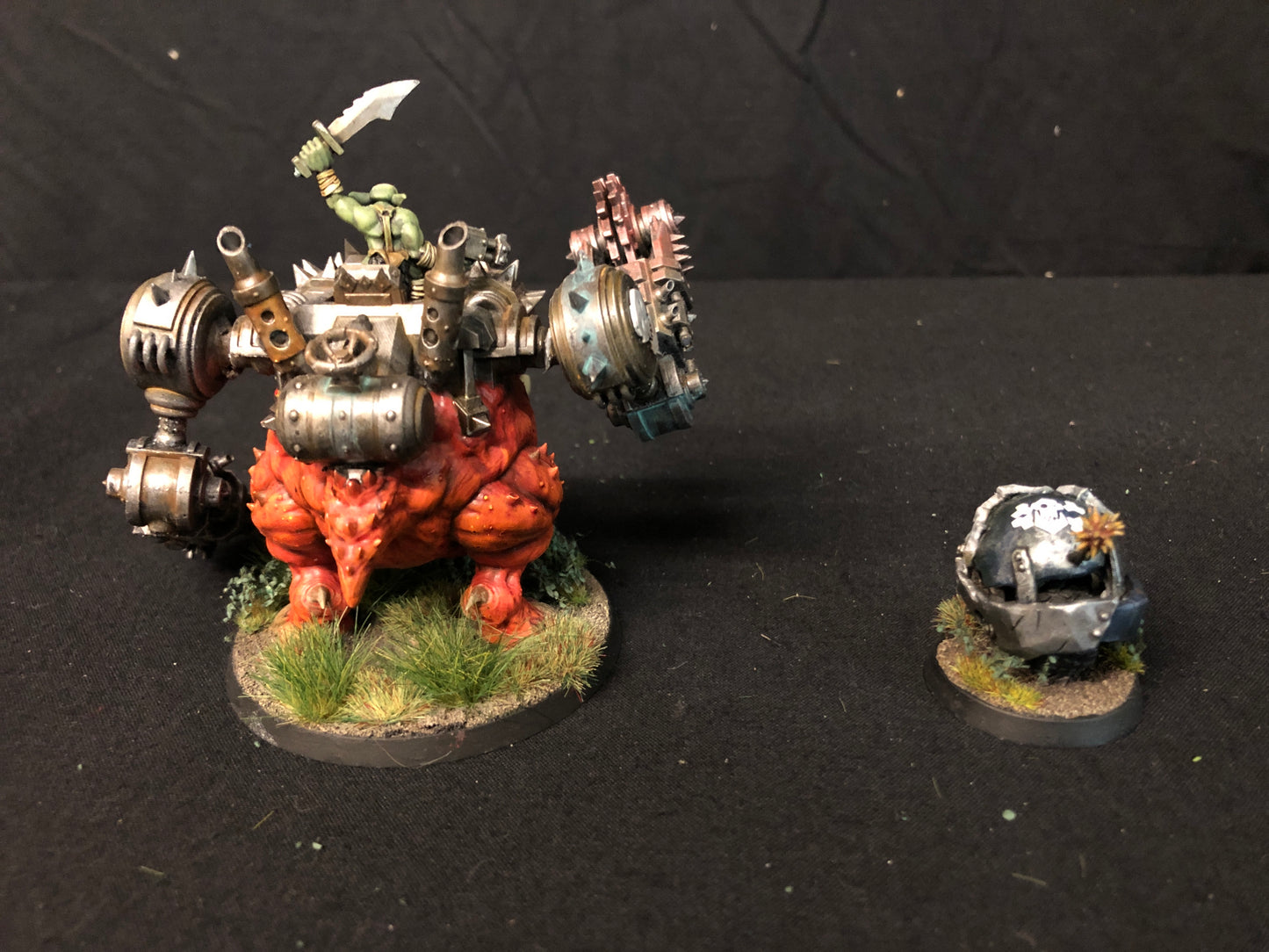 Custom Squigosaur/Deff Dread #481 VERY Well Painted Orks Gloomspite Gitz AOS Warhammer 40k