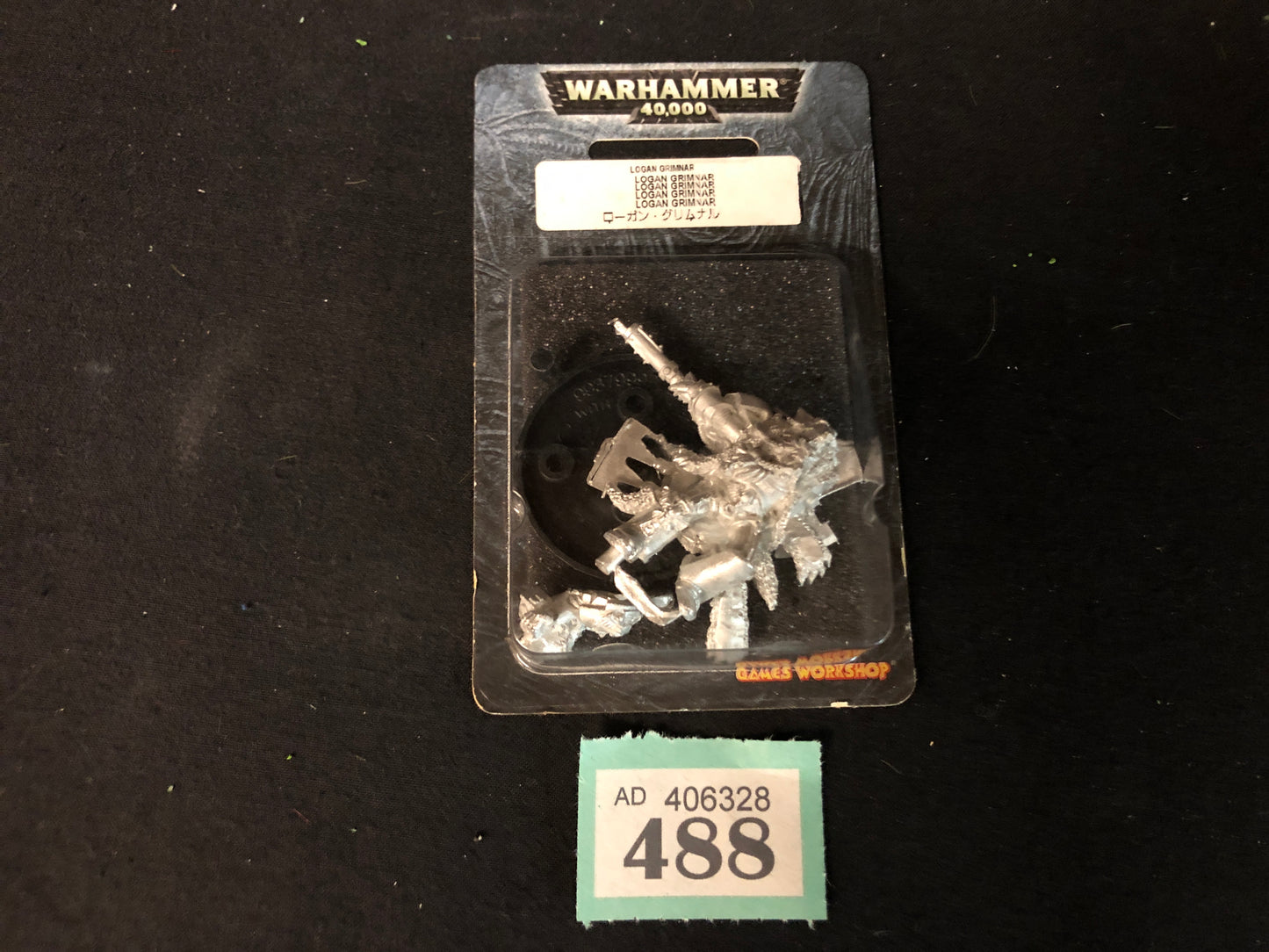 Logan Grimnar Space Wolves OOP Metal #488 Space Marines Warhammer 40k