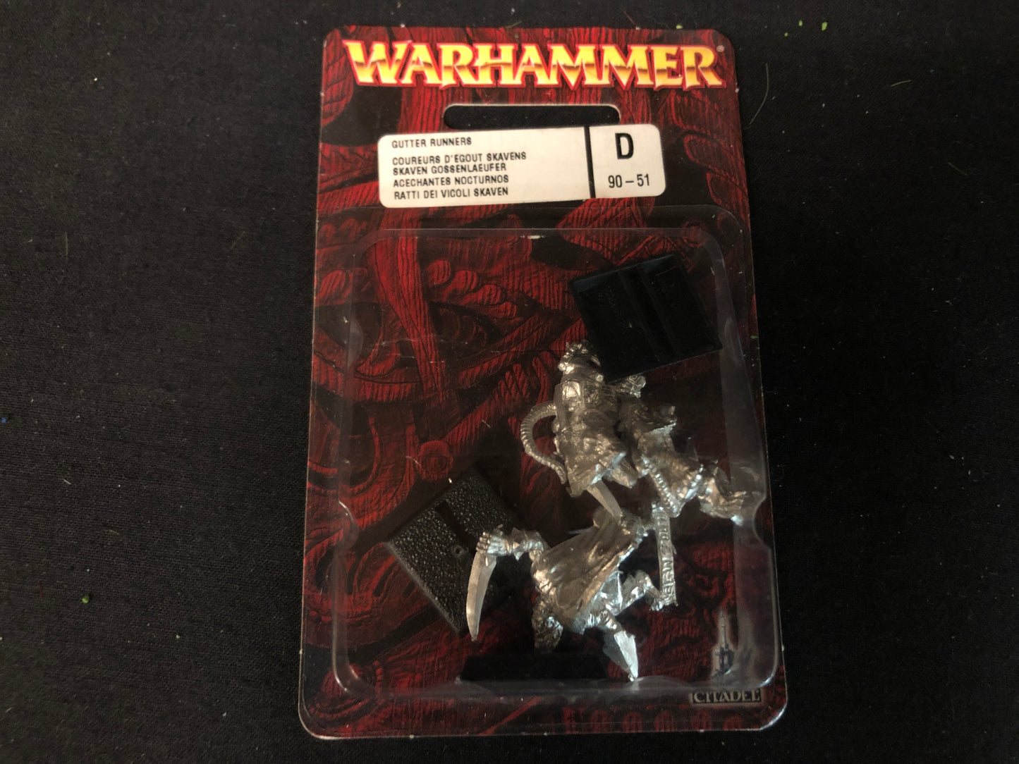 Gutter Runners OOP Metal #491 Skaven AOS Warhammer 40k