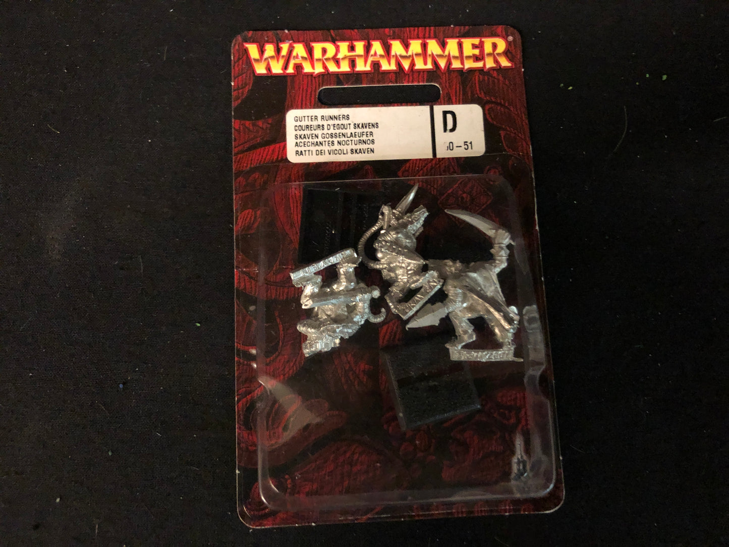 Gutter Runners OOP Metal #492 Skaven AOS Warhammer 40k
