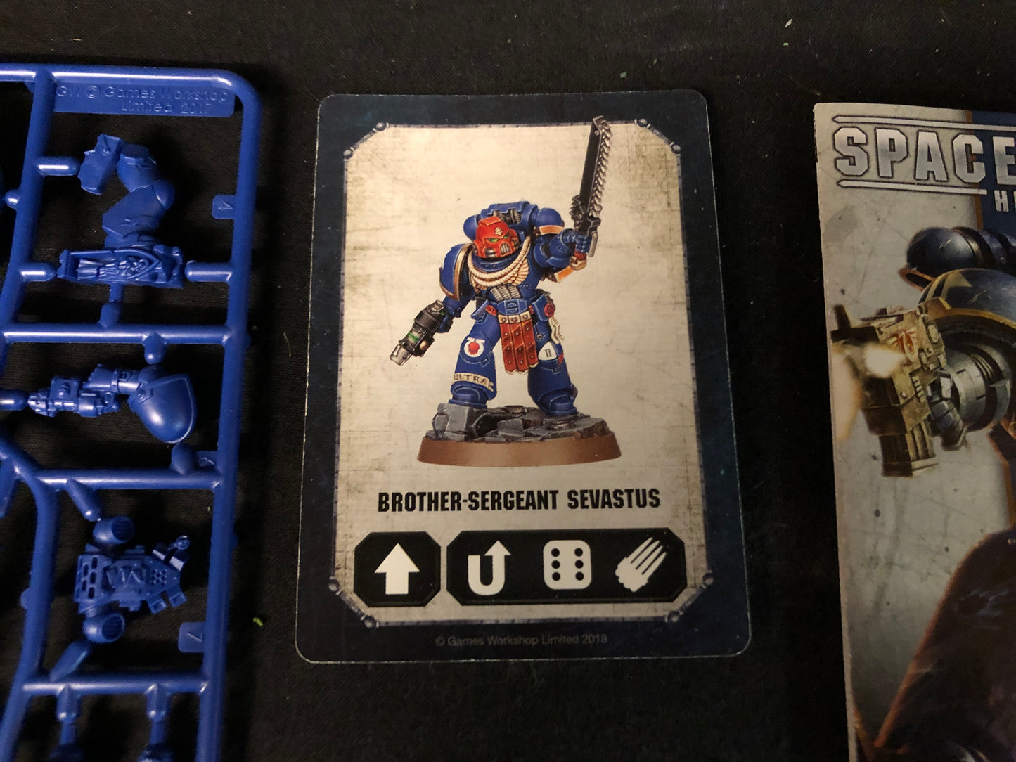 Brother-Sergeant Sevastus Heroes Series 1 #497 Space Marines Warhammer 40k