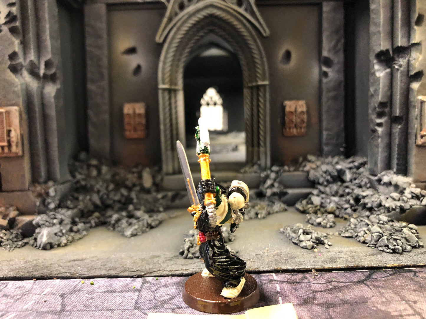 OOP Dark Angels Chaplain #681 Space Marines Warhammer 40k