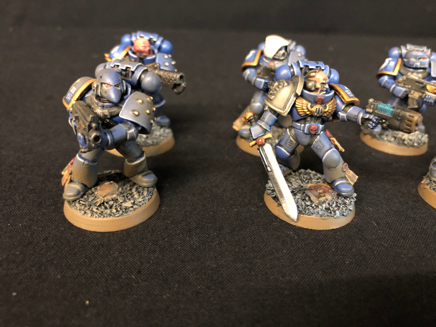 10x Tactical Marines Squad Horus Heresy #618 VERY Well Painted Space Marines Warhammer 40k