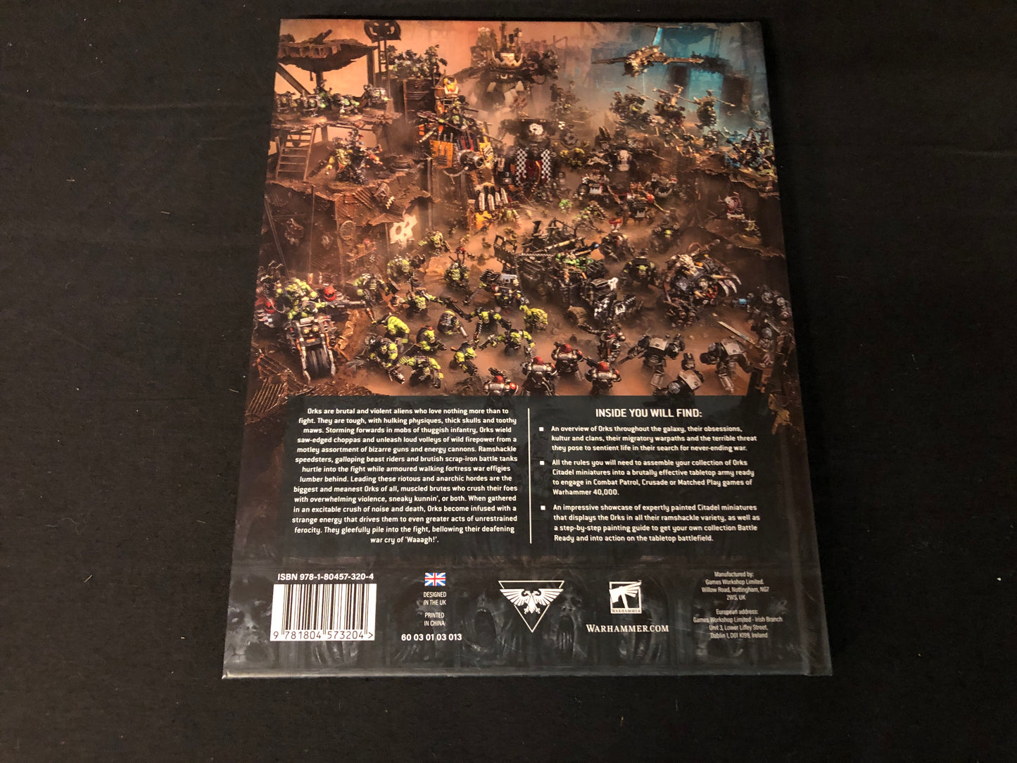 Codex 10th Edition - Code not Used #628 Orks Warhammer 40k