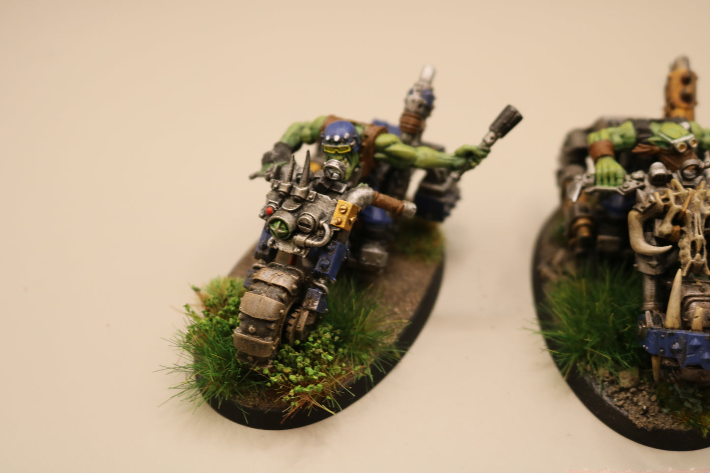 3x Ork Warbikers #225 VERY Well Painted Orks Warhammer 40k