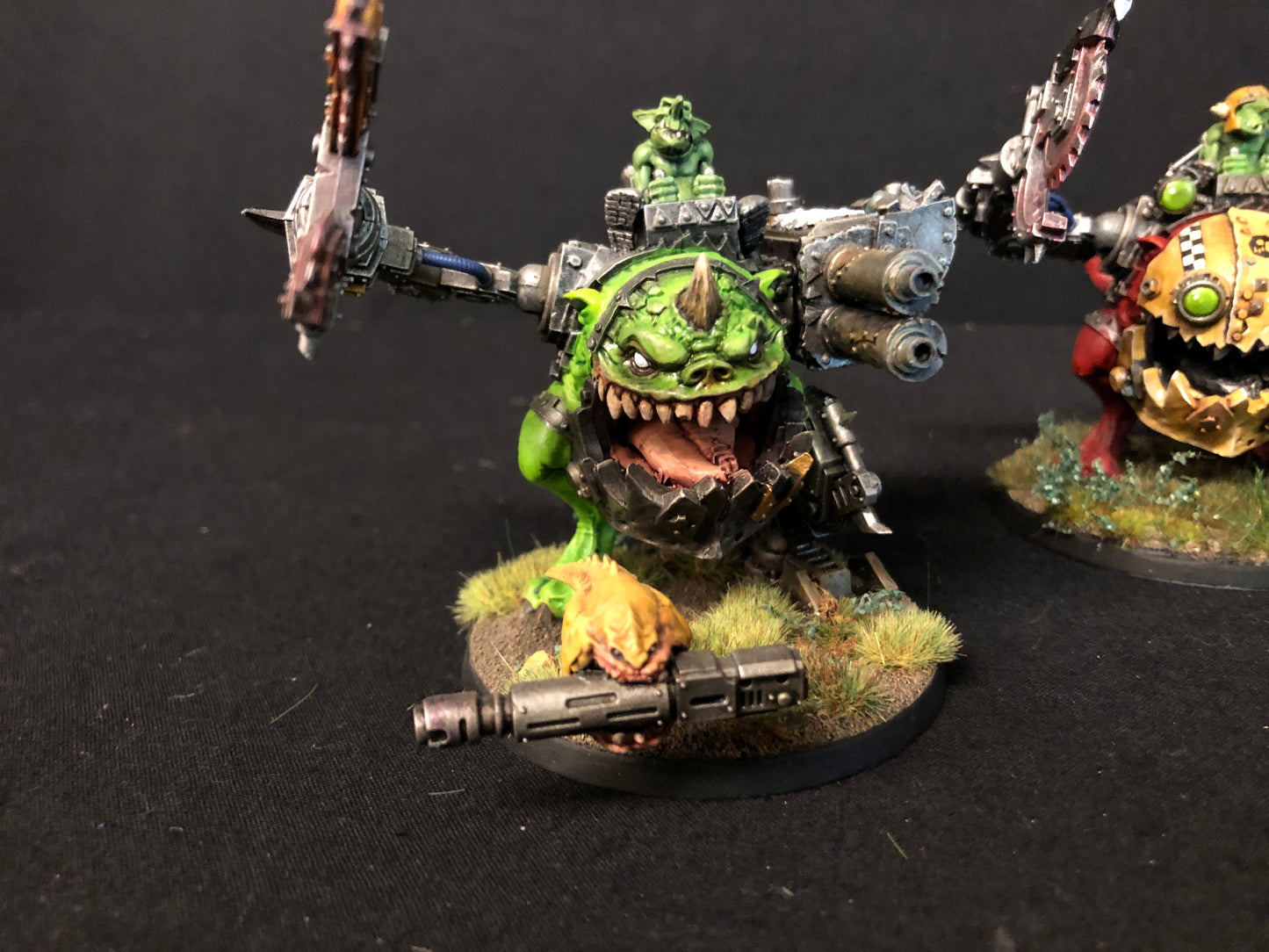 3x Killa Kans Squig Meks Custom #631 VERY Well Painted Orks AOS Warhammer 40k