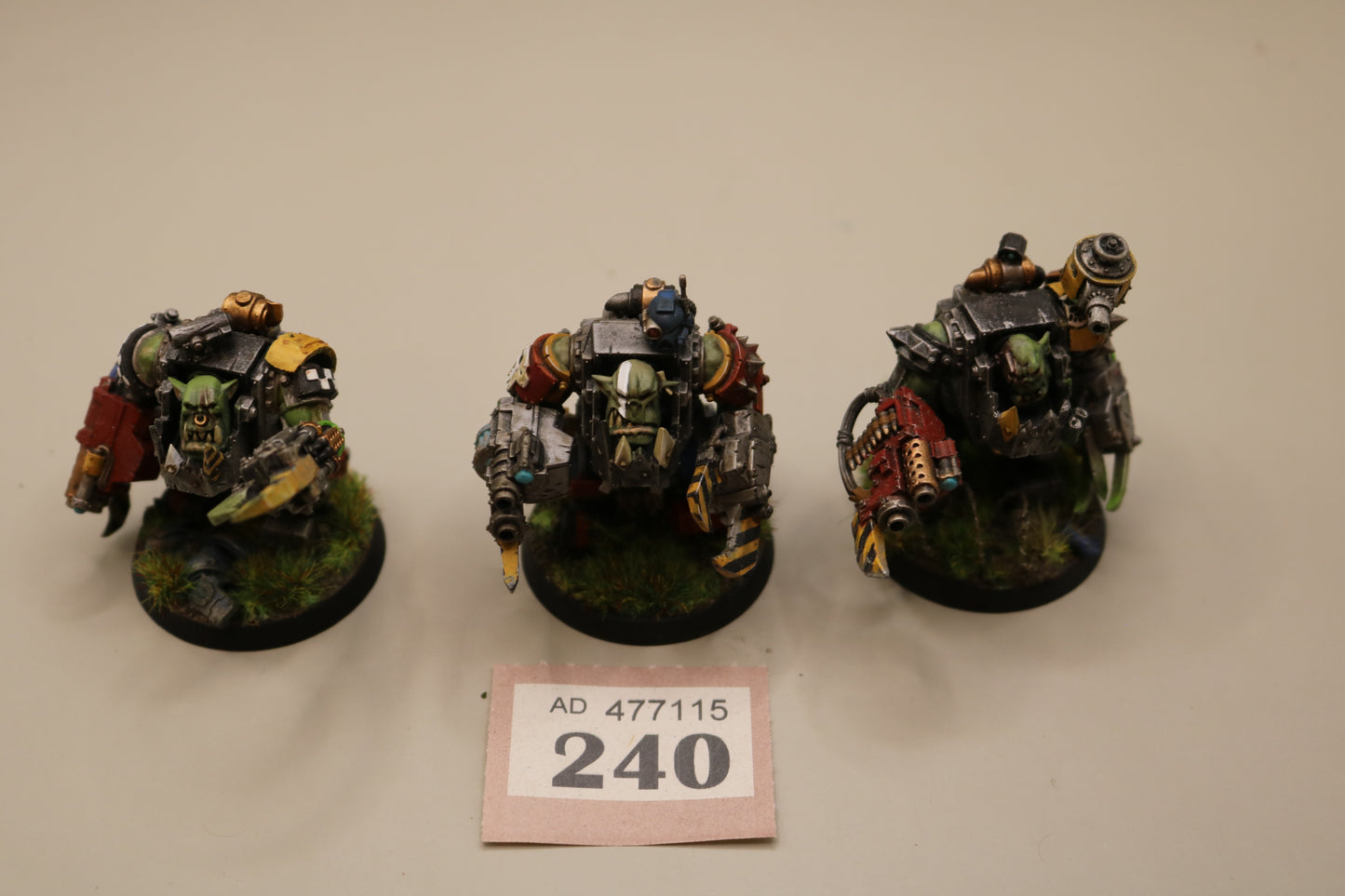 3x Meganobz #240 VERY Well Painted Orks Warhammer 40k