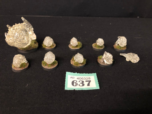 10x Custom Squig Herd Clear #637 Gloomspite Gitz AOS Warhammer 40k