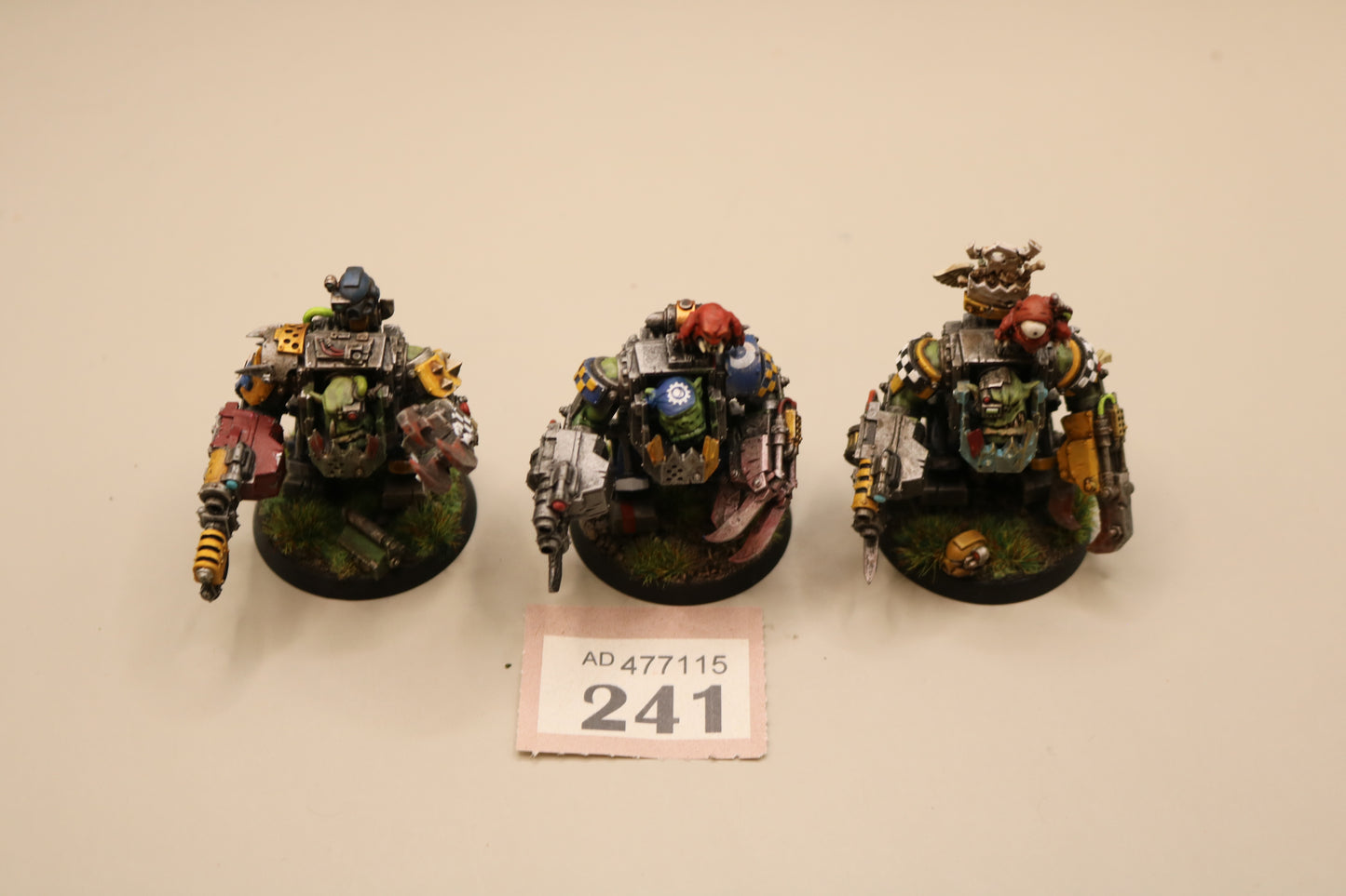 3x Meganobz #241 VERY Well Painted Orks Warhammer 40k