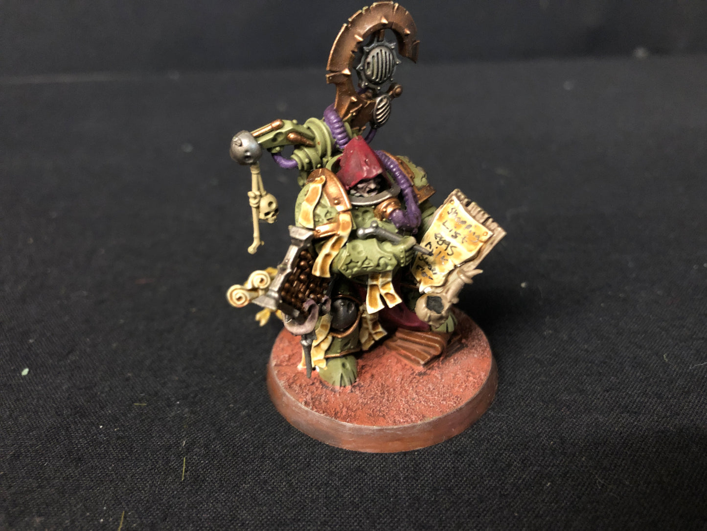 Scribbus Wretch, the Tallyman #646 Well Painted Death guard Warhammer 40k