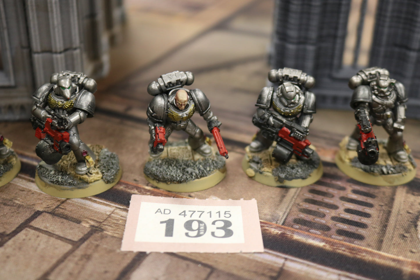 5x Tactical Squad 193 Space Marines Well Painted Warhammer 40k
