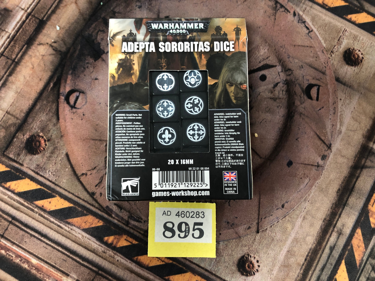 Adepta Sororitas Dice #895 Warhammer 40k