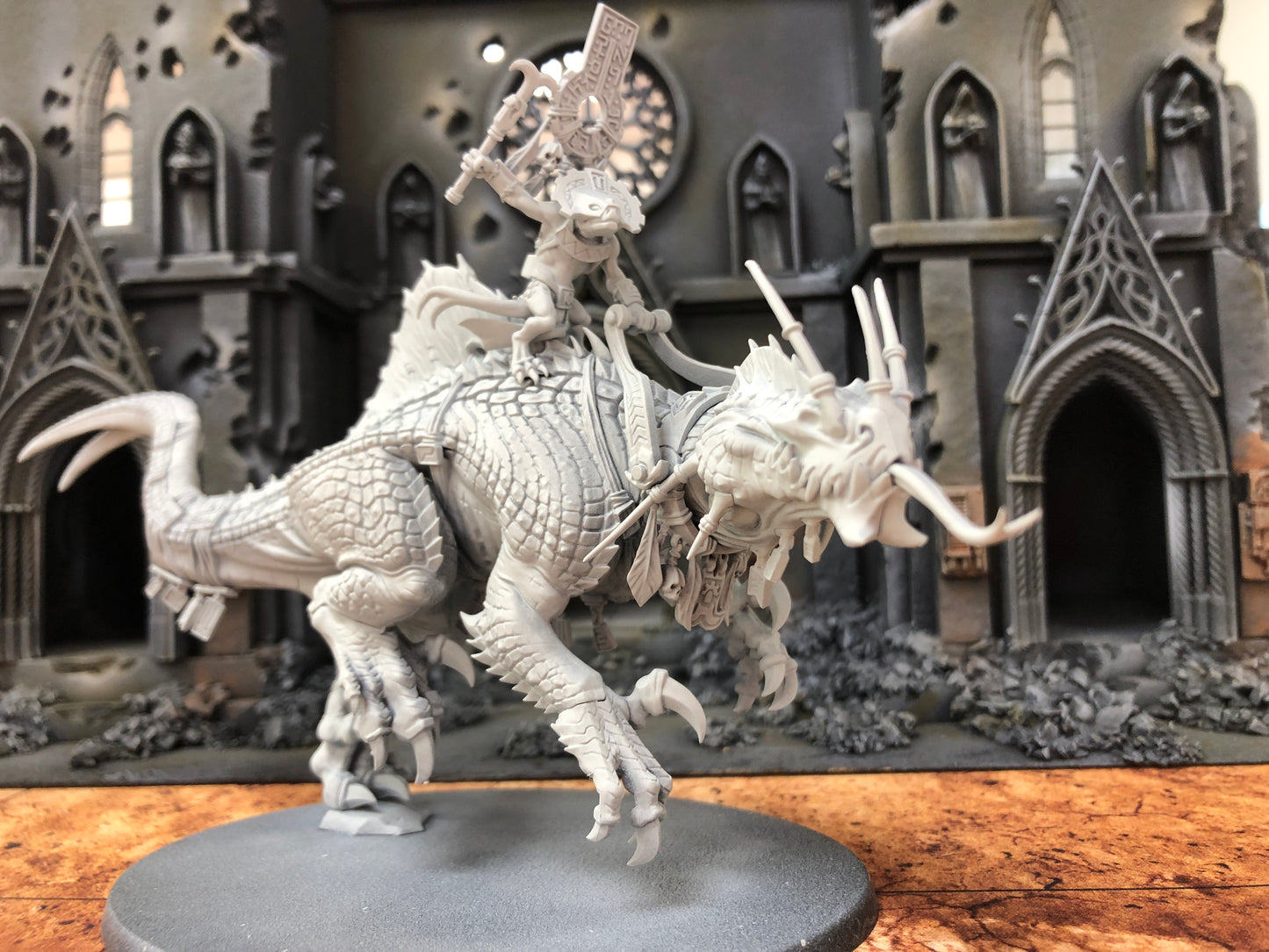 Skink Oracle on Troglodon #374 Seraphon AOS Warhammer 40k