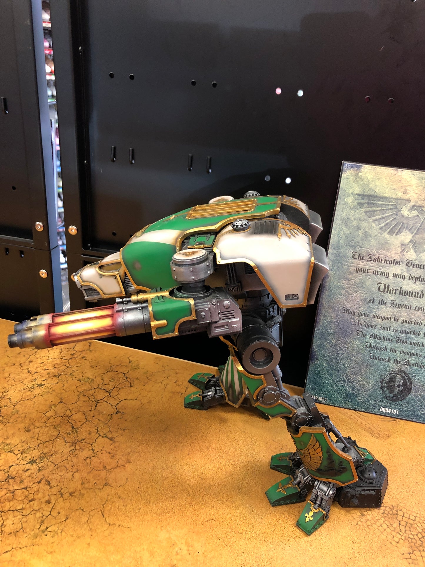 Warhound Titan Forgeworld With Cert Very Well Painted Imperial Knight Warhammer 40k