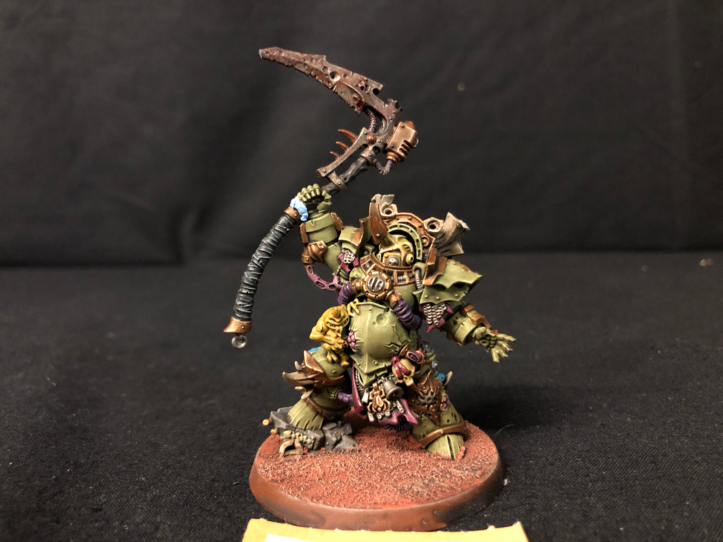 Typhus Herald of the Plague god (Weapon blue tack) #383 VERY Well Painted Death Guard Warhammer 40k