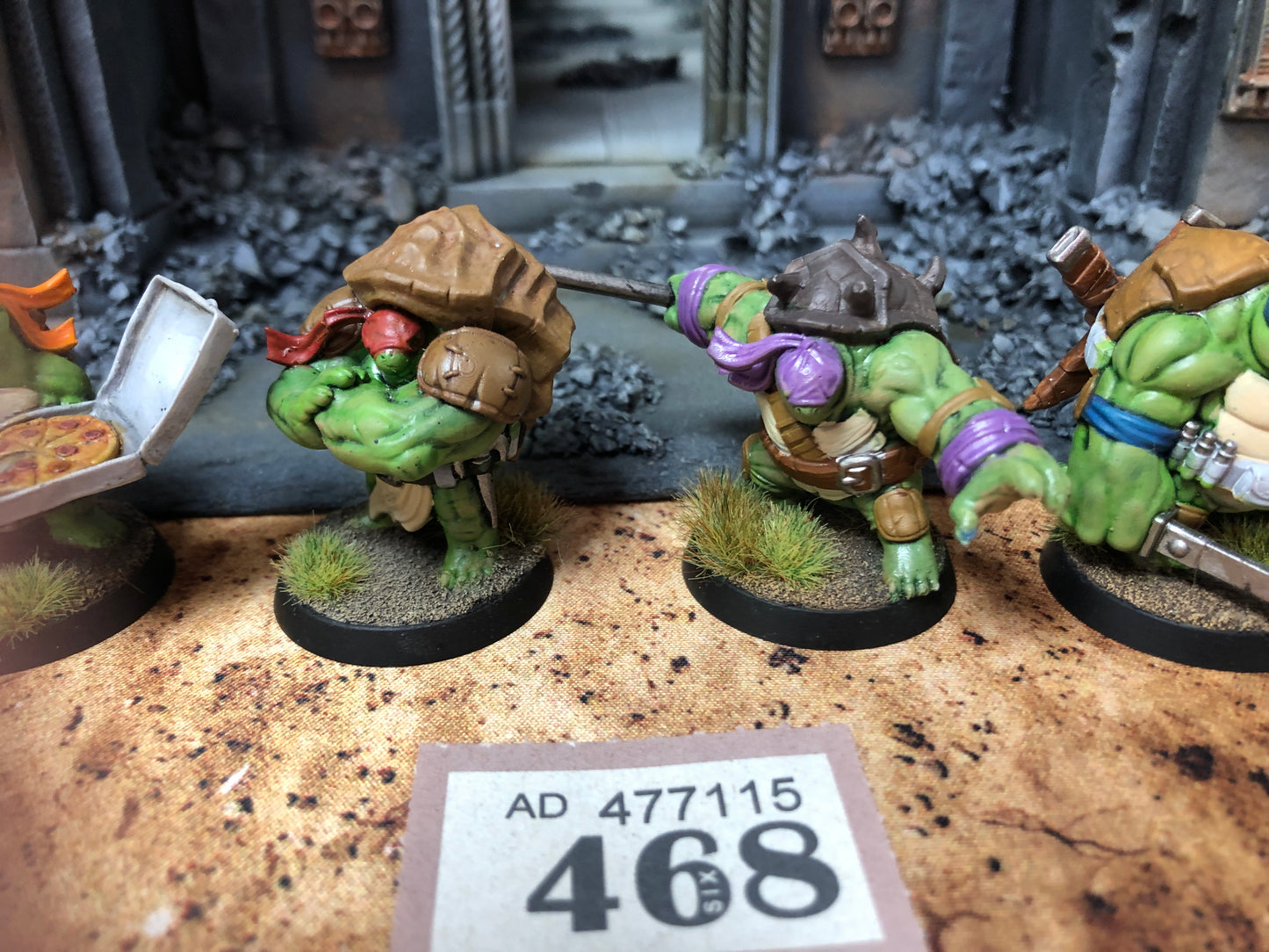 Teenage Mutant Ninja Turtles Custom #468 VERY Well Painted Warhammer 40k