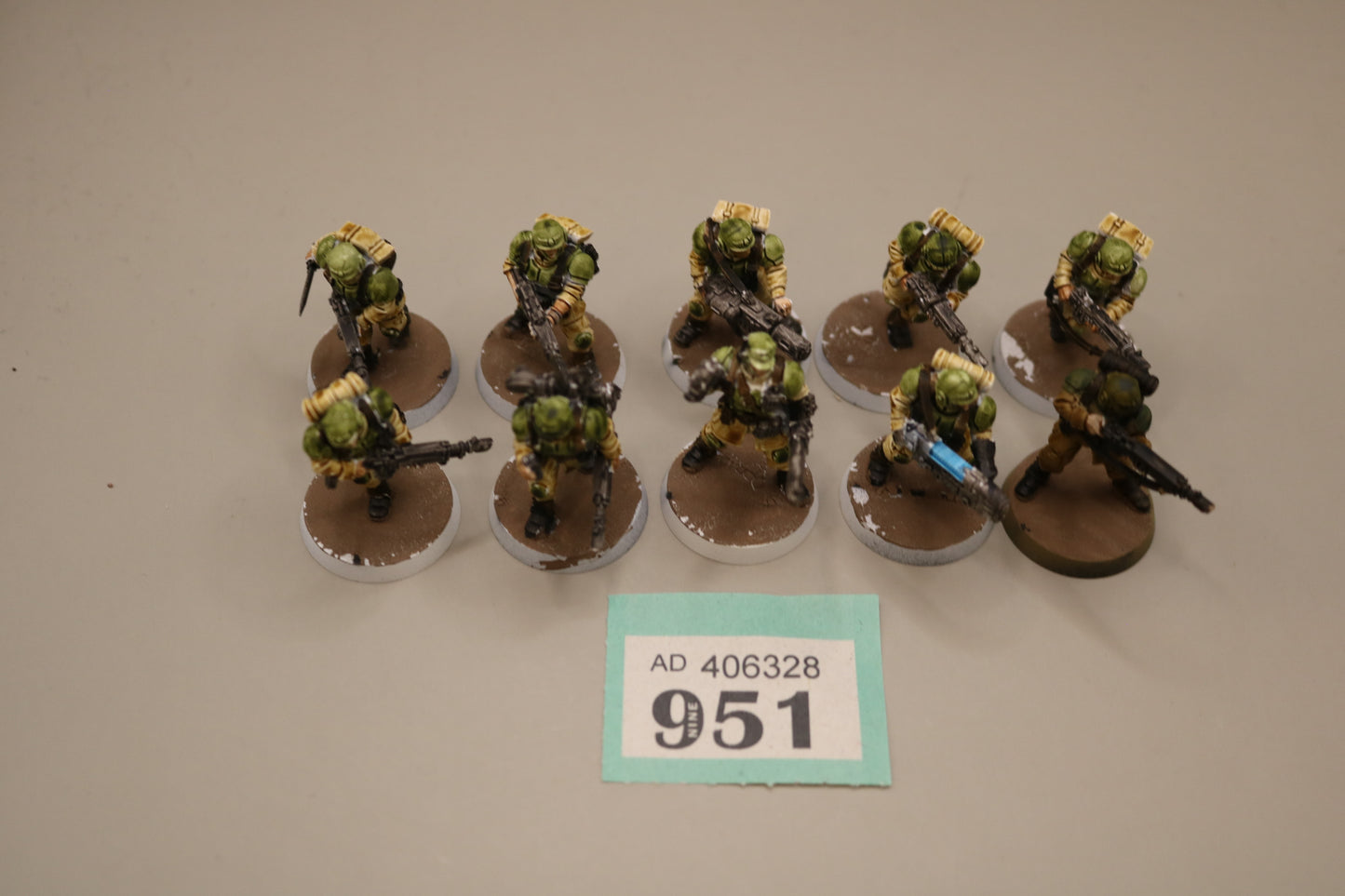 10x Cadian Shock Troops 951 Astra Militarum Warhammer 40k