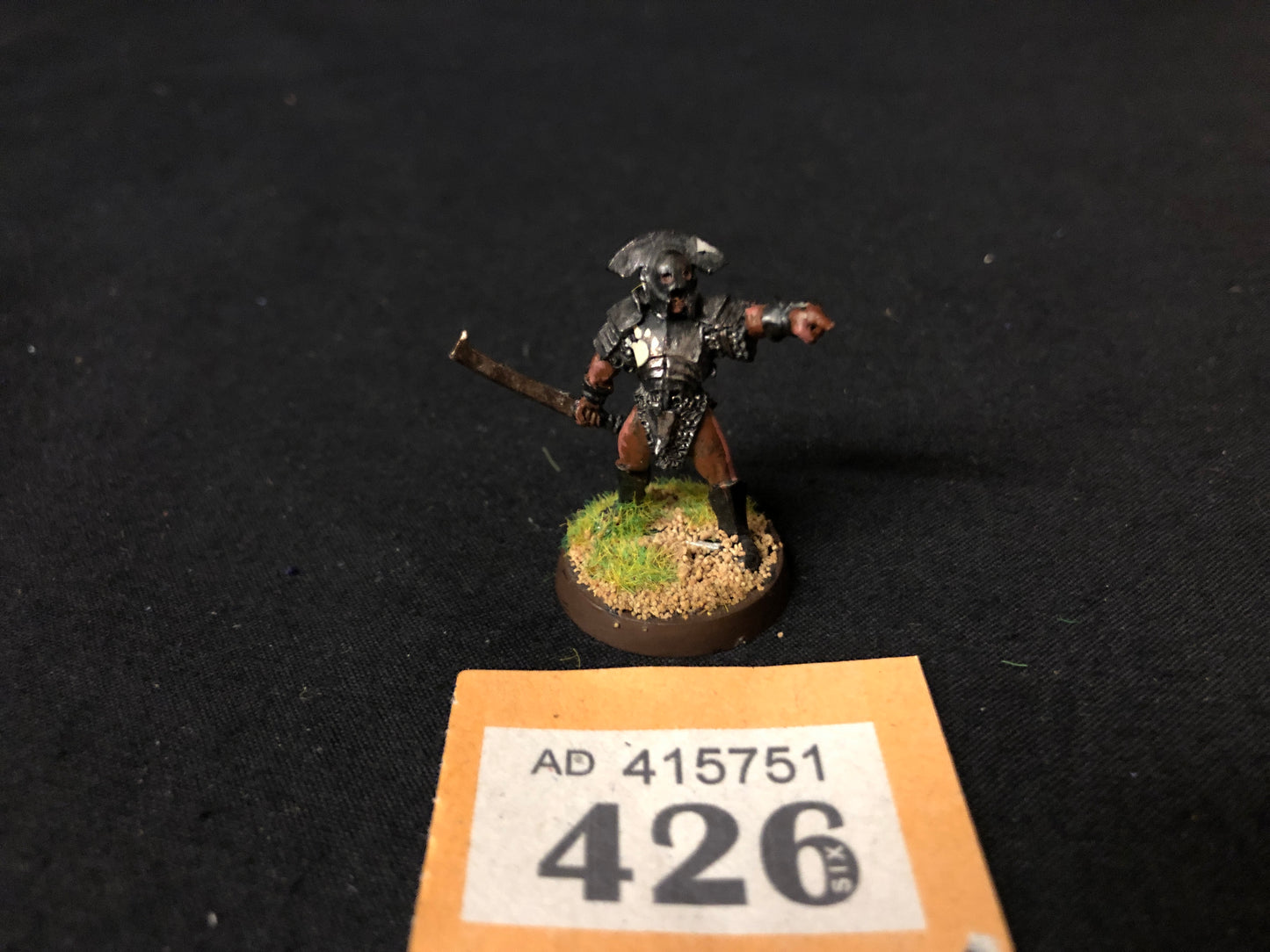 Uruk Hai Captain #426 Well Painted MESBG LOTR Warhammer 40k