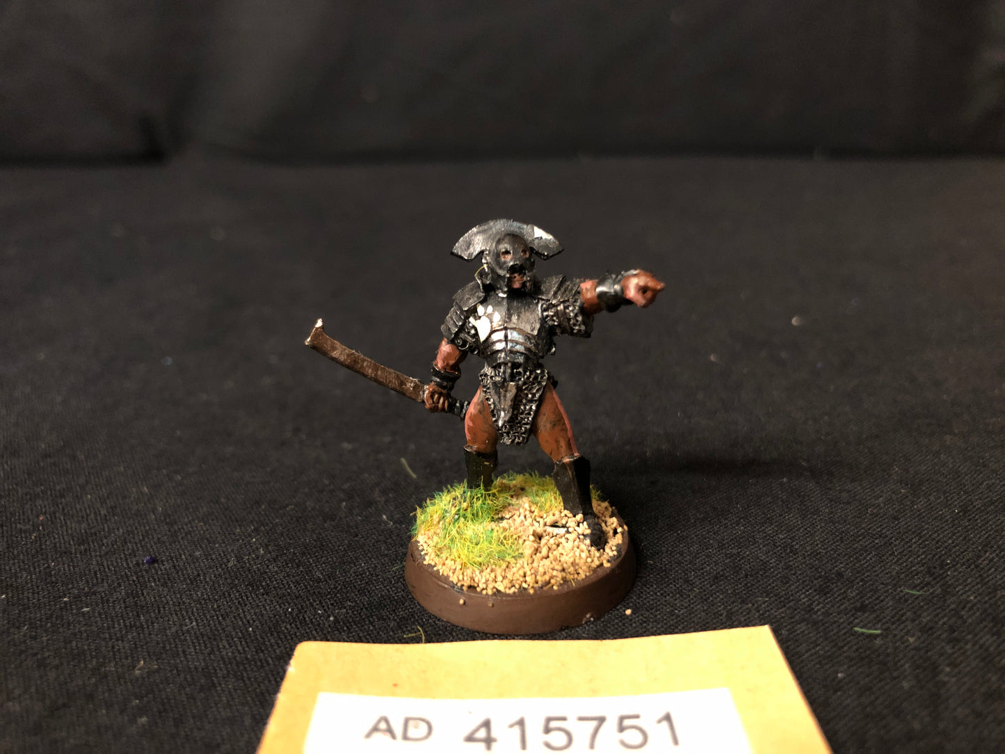 Uruk Hai Captain #426 Well Painted MESBG LOTR Warhammer 40k