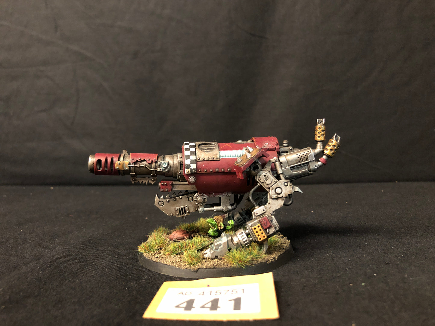 Ork Kannon Artillery Kitbash #441 VERY Well Painted Orks Warhammer 40k
