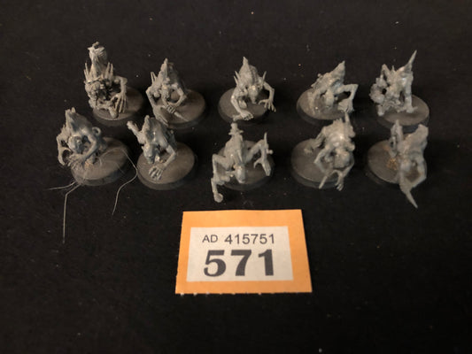 10x Crypt Ghouls #571 Flesh Eater Courts AOS Warhammer 40k