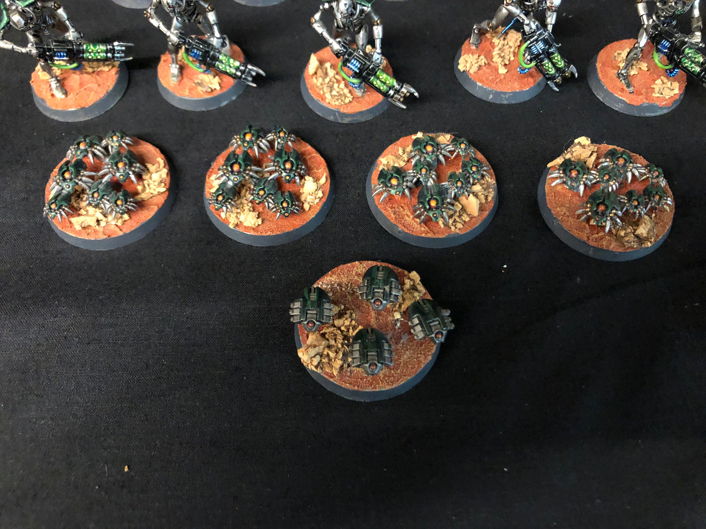20x Necron Warriors + 9x Scarab Swarms #619 Well Painted Necrons Warhammer 40k