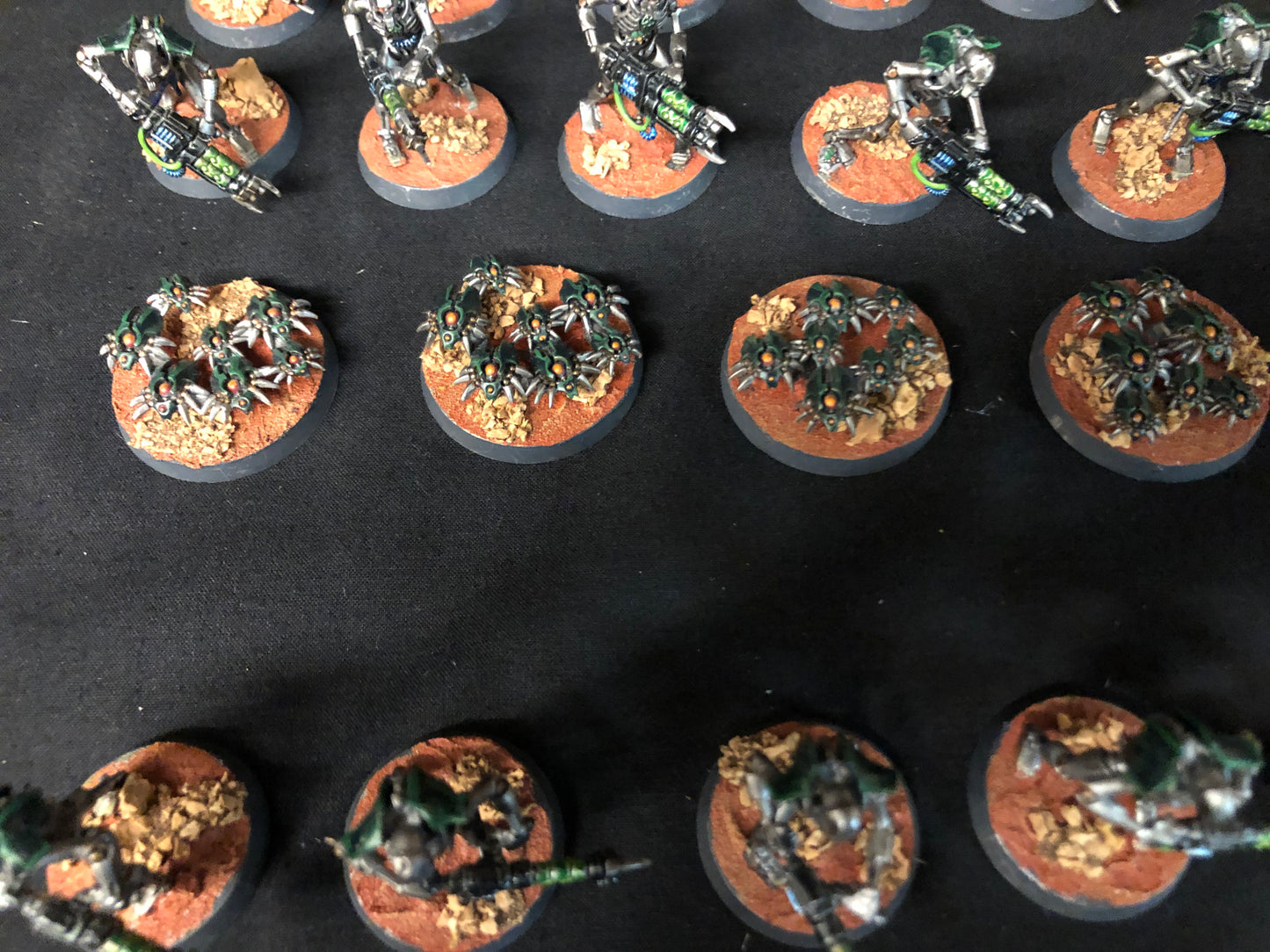 20x Necron Warriors + 9x Scarab Swarms #619 Well Painted Necrons Warhammer 40k