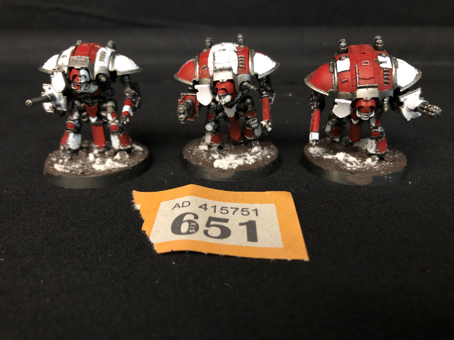 3x Questoris Knights #651 Legions Imperialis Warhammer 40k
