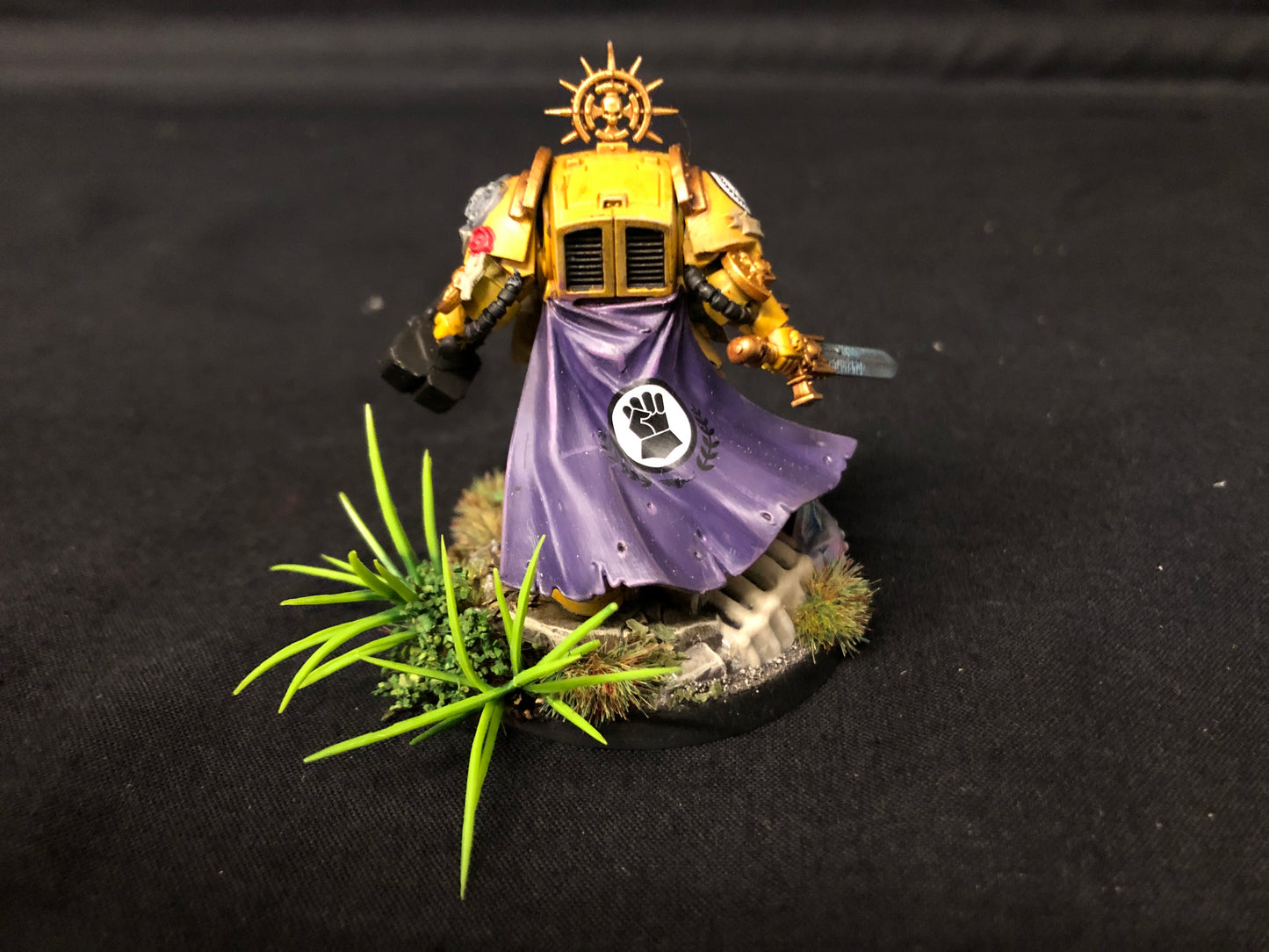 Primaris Captain in Terminator Armour #652 Very Well Painted Imperial Fists Space Marines Warhammer 40k