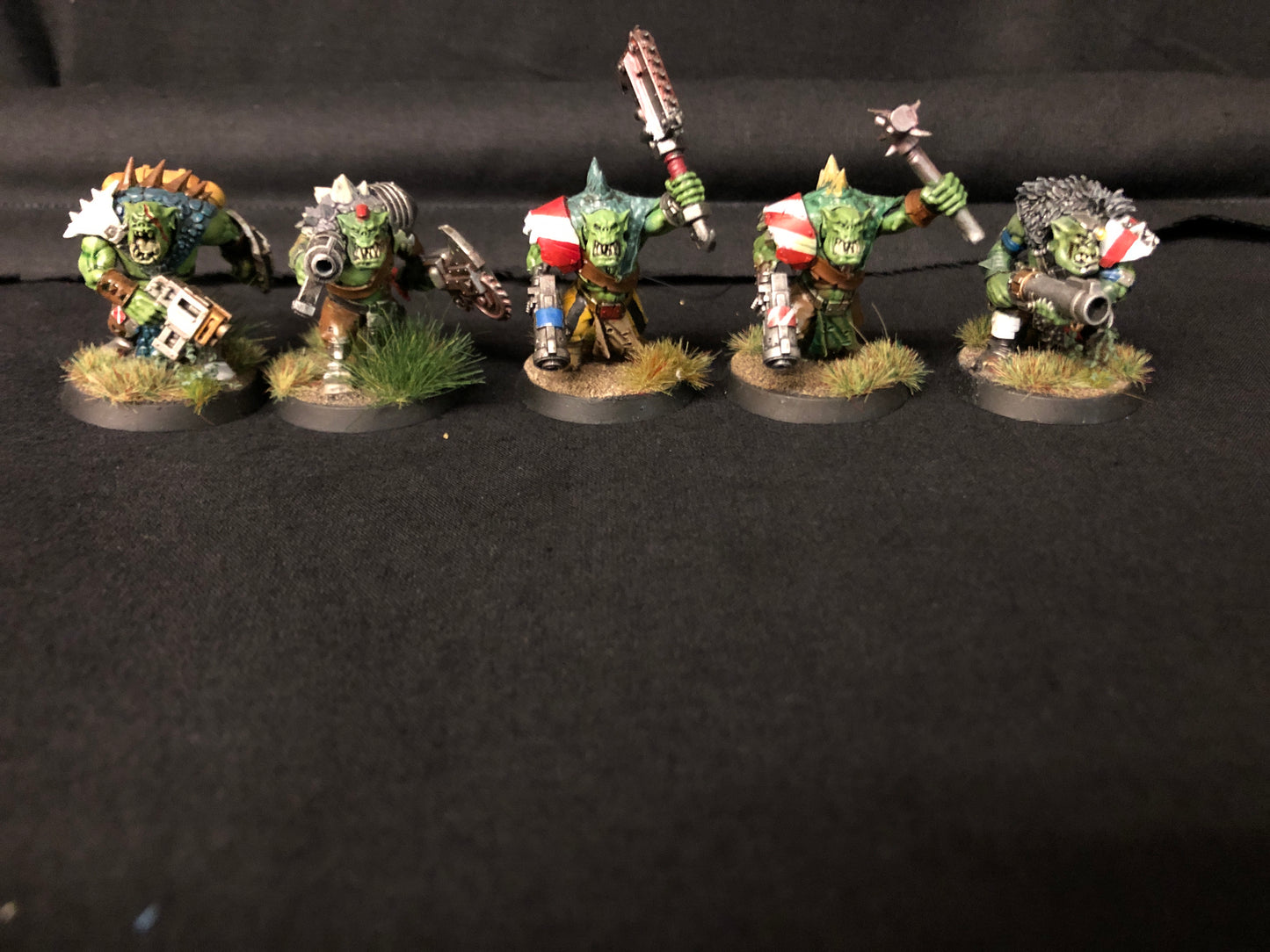 10x Boyz #676 VERY Well Painted Orks Warhammer 40k