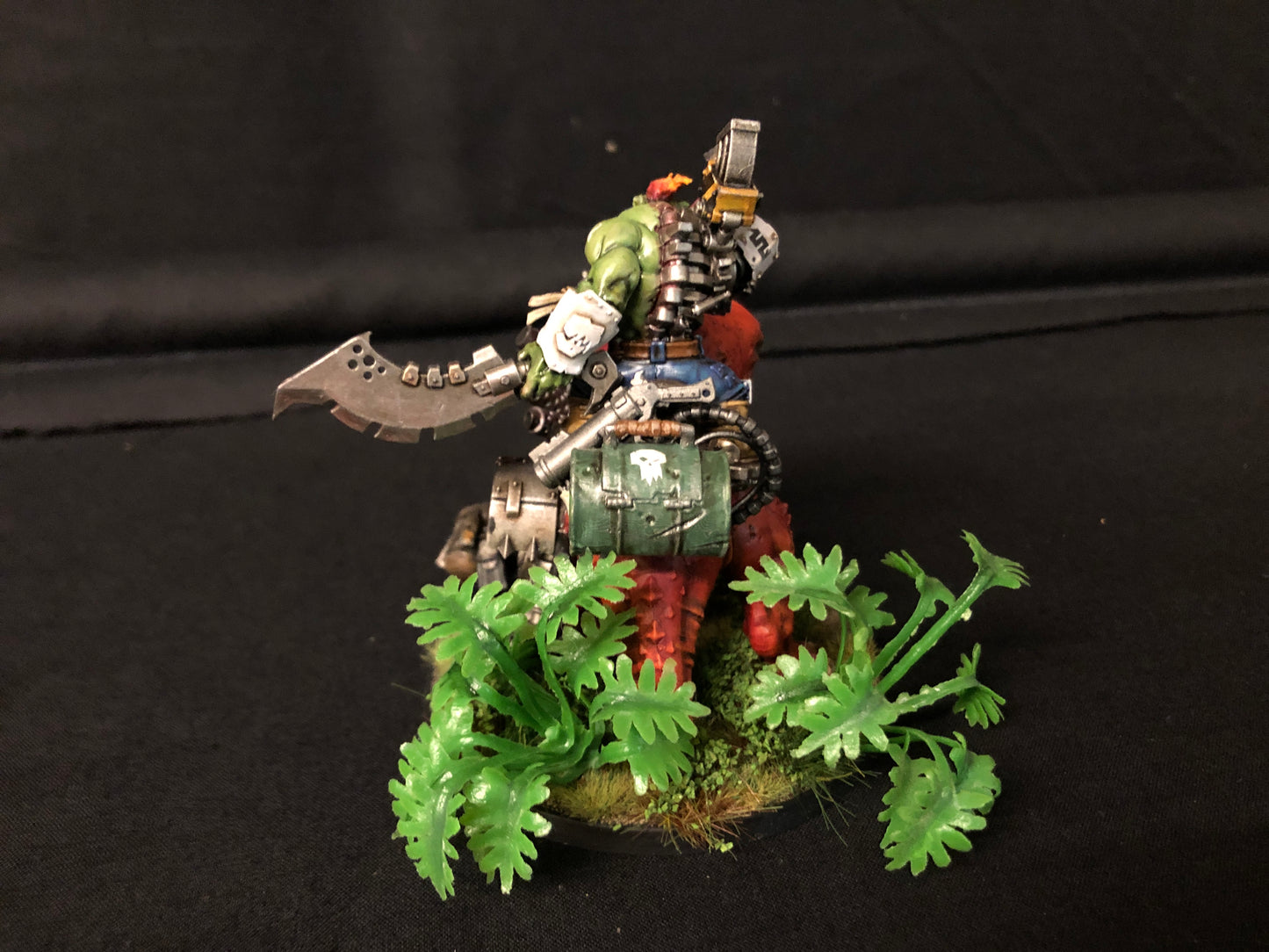 Beastboss on Squiggosaur #671 VERY Well Painted Orks Warhammer 40k