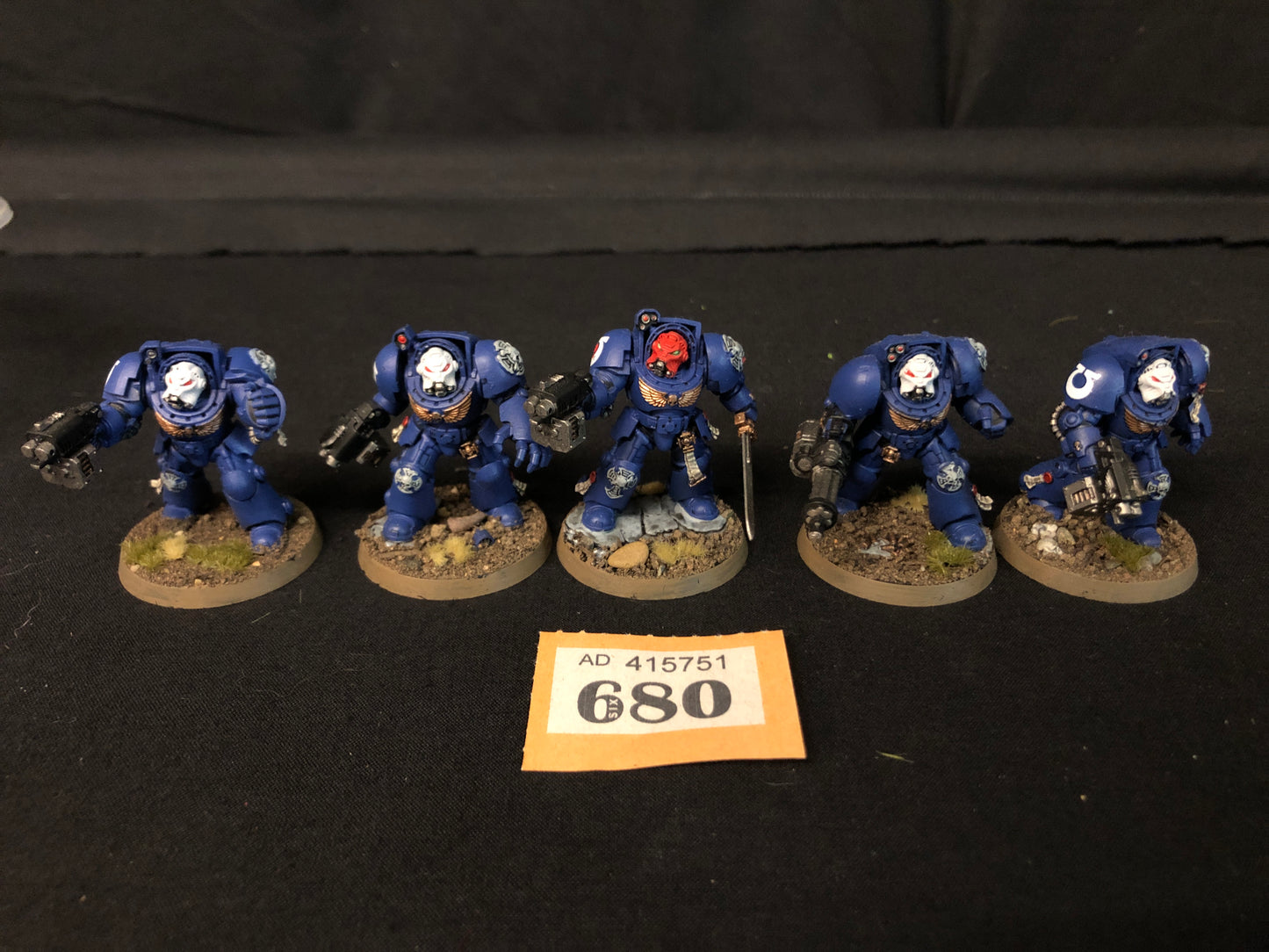 5x Primaris Terminator Squad #680 Well Painted Space Marines Warhammer 40k
