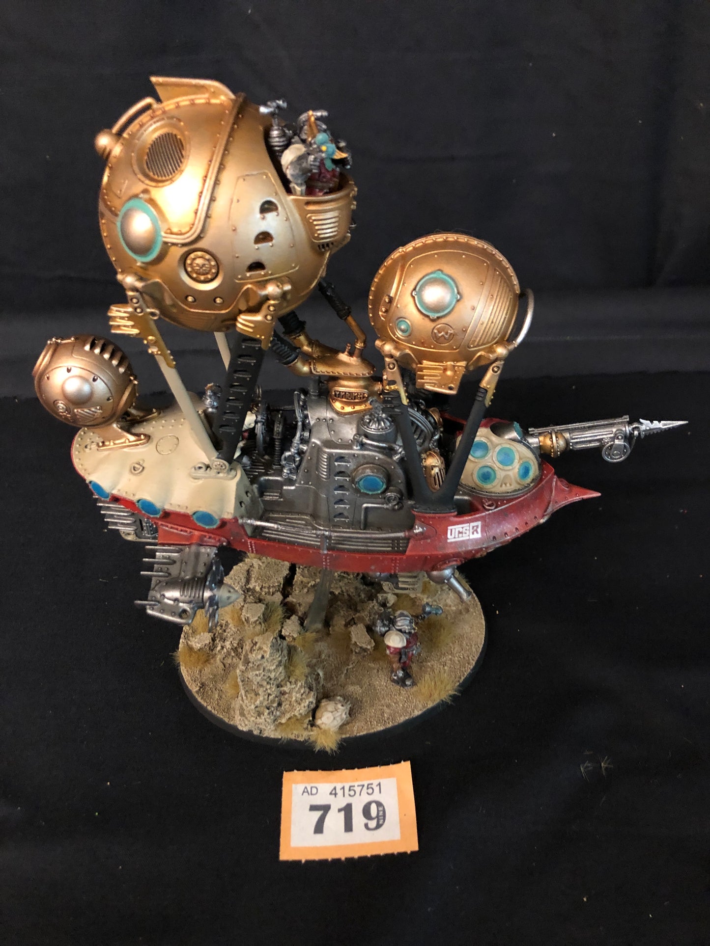 Arkanaut Frigate #719 Well Painted Kharadron Overlords AOS Warhammer 40k