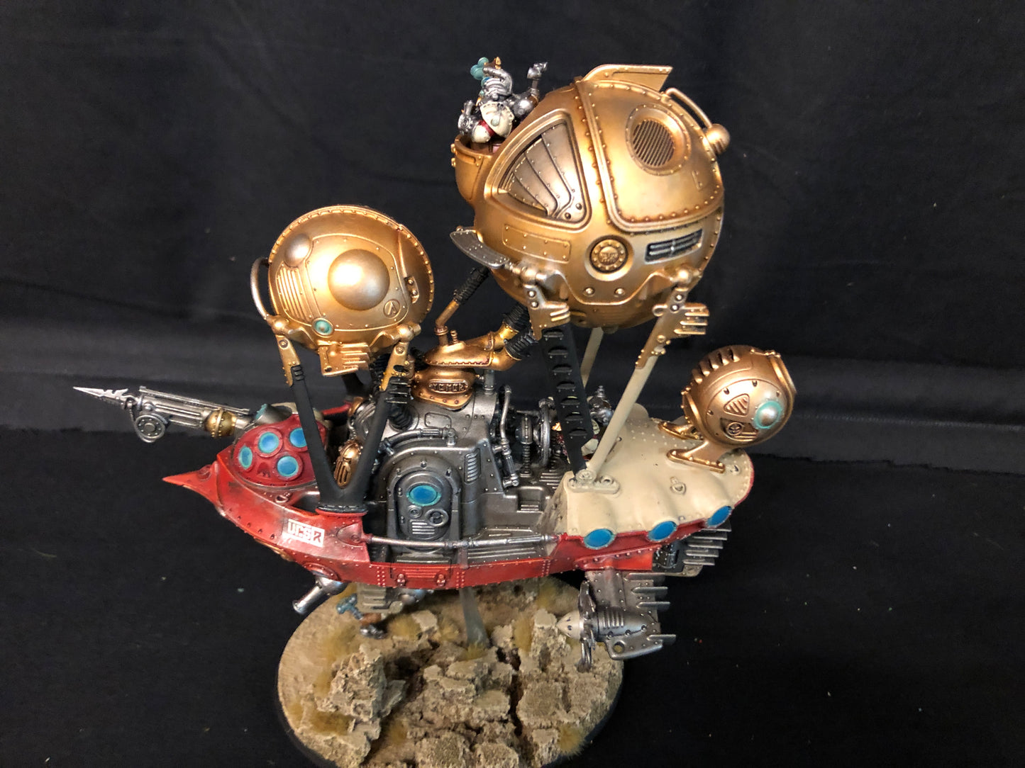 Arkanaut Frigate #719 Well Painted Kharadron Overlords AOS Warhammer 40k