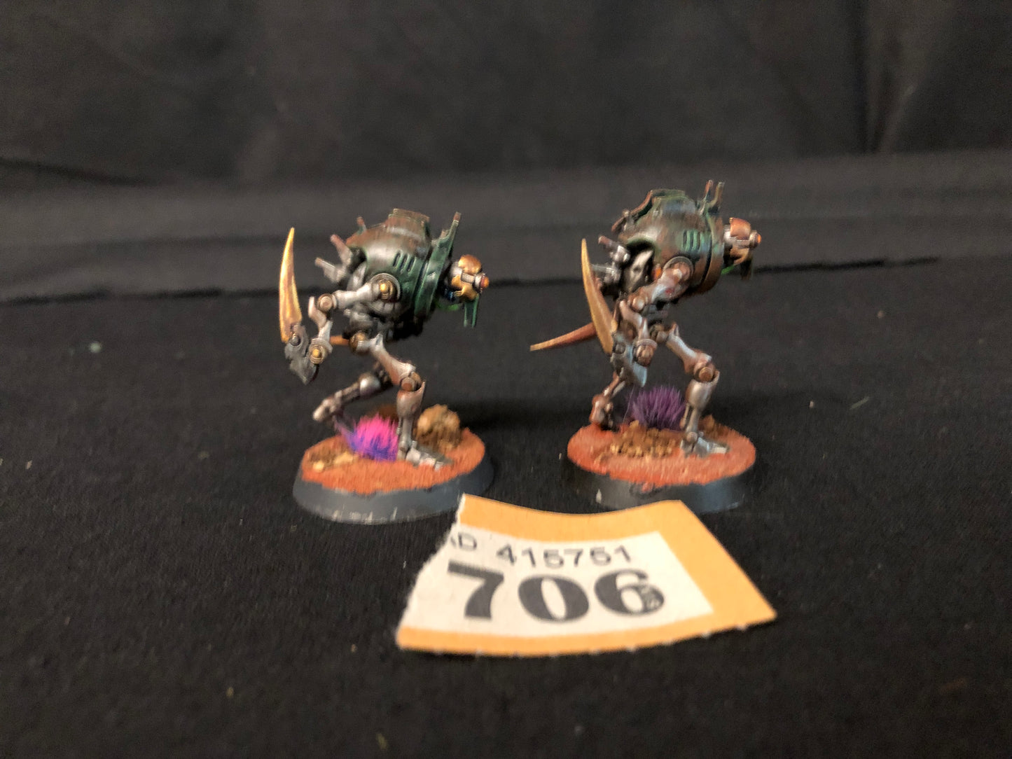 2x Cryptothralls #706 Well Painted Necrons Warhammer 40k