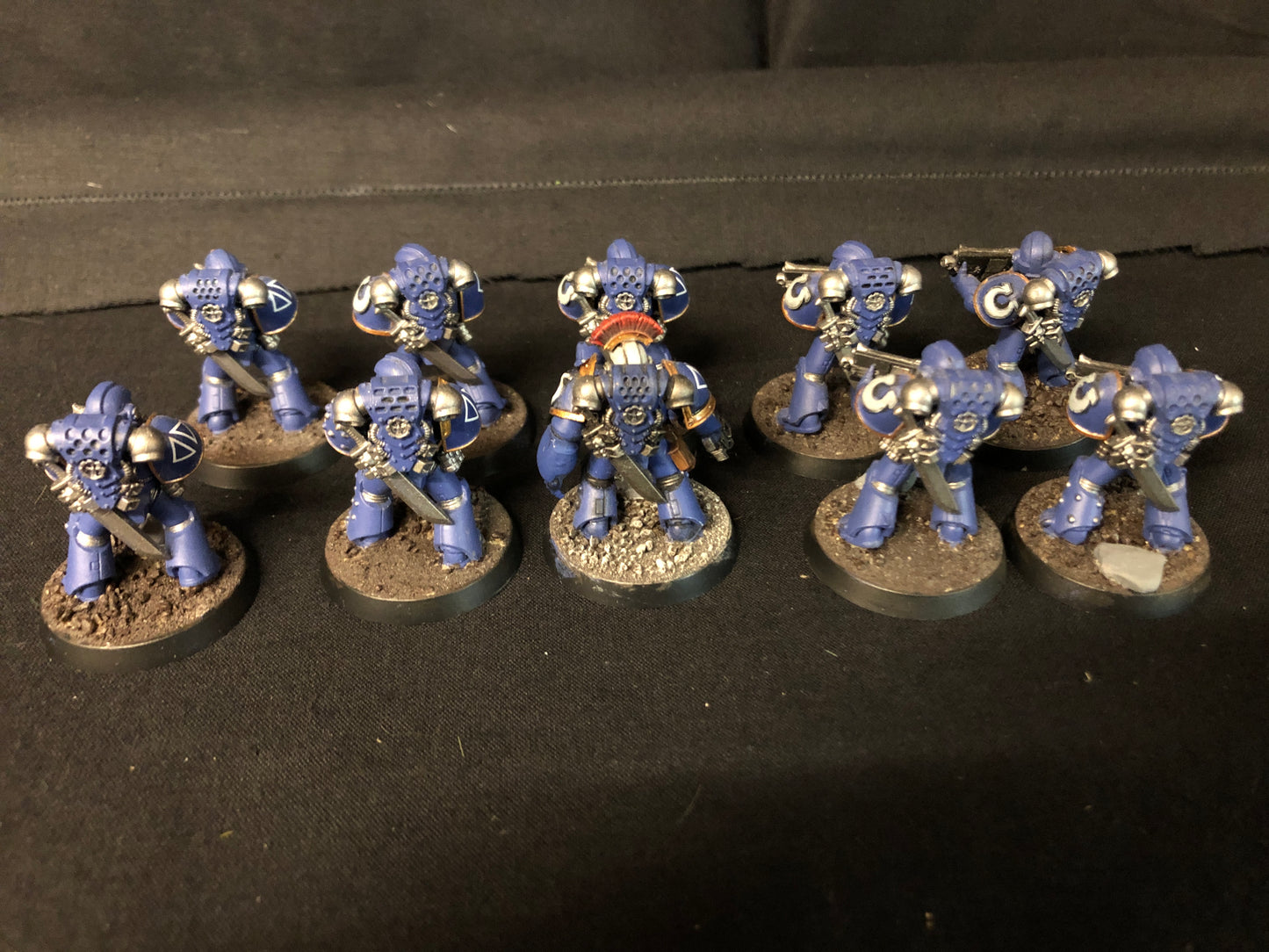 10x Tactical Marines #744 Horus Heresy Very Well Painted Space Marines Warhammer 40k