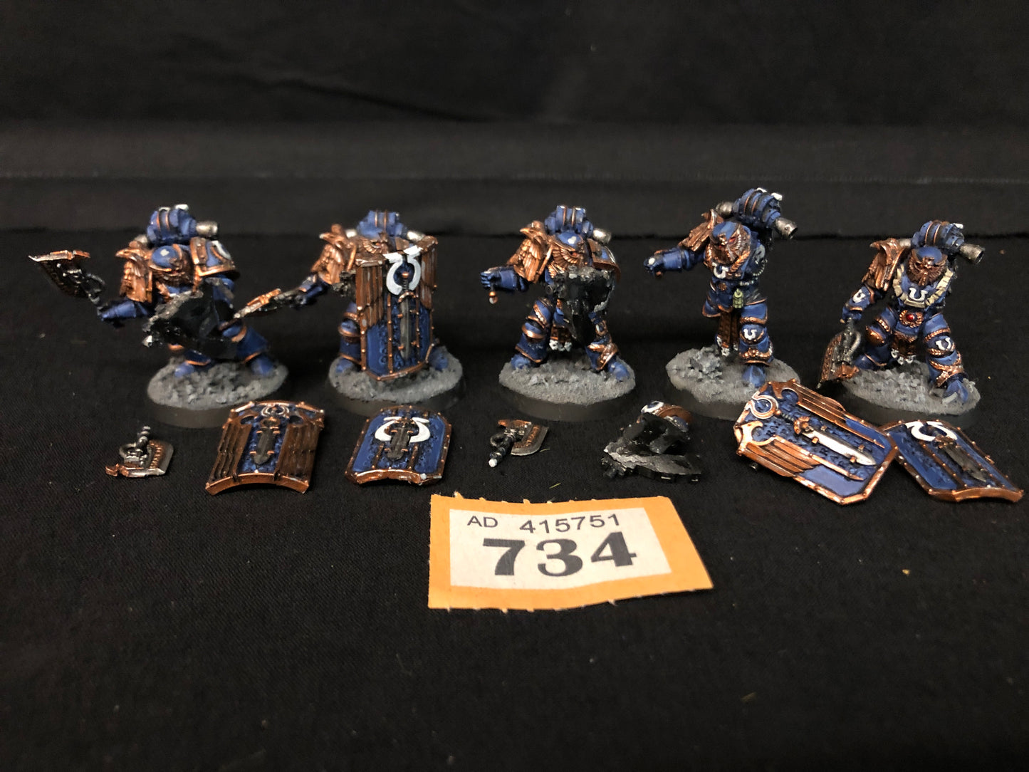 5x Ultramarines - Invictarus Suzerain Squad FORGEWORLD #734 Well Painted Space Marines Warhammer 40k