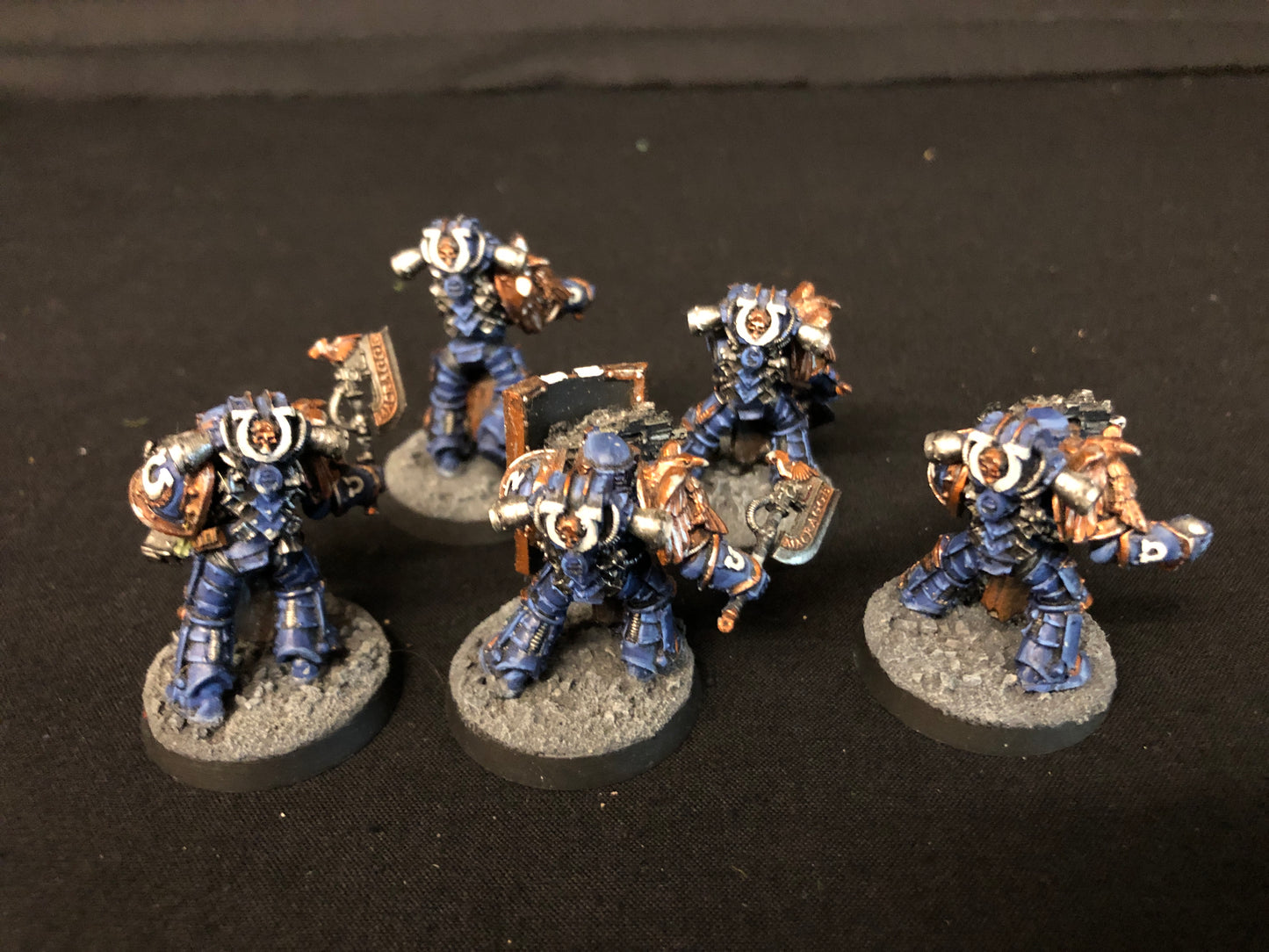 5x Ultramarines - Invictarus Suzerain Squad FORGEWORLD #734 Well Painted Space Marines Warhammer 40k