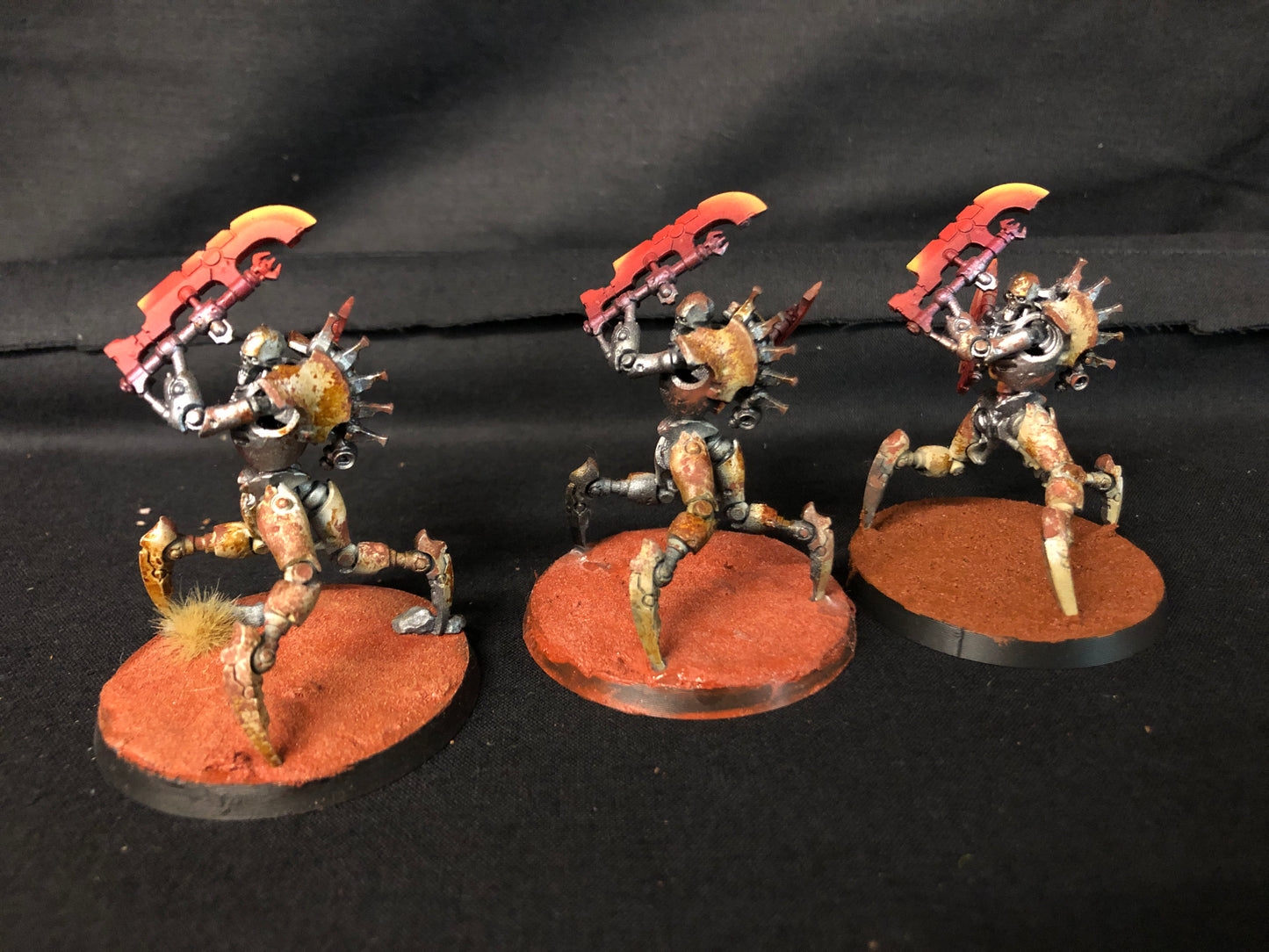 3x Skorepkh Destroyers #756 Well Painted Necrons Warhammer 40k