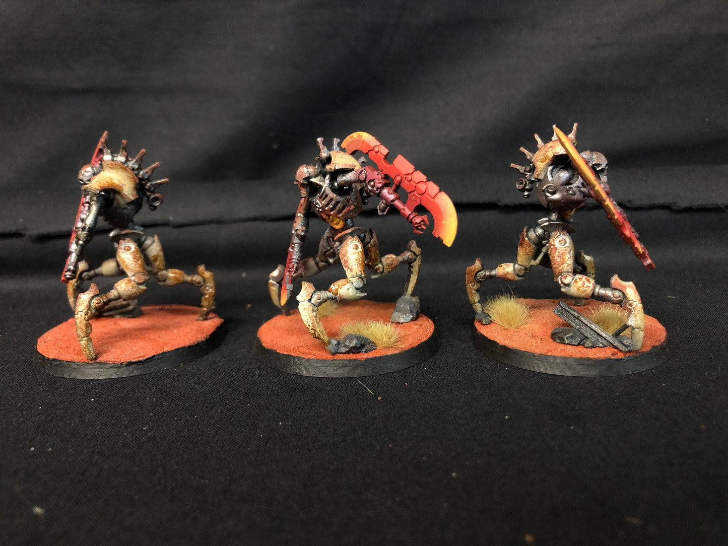 3x Skorepkh Destroyers #766 Well Painted Necrons Warhammer 40k
