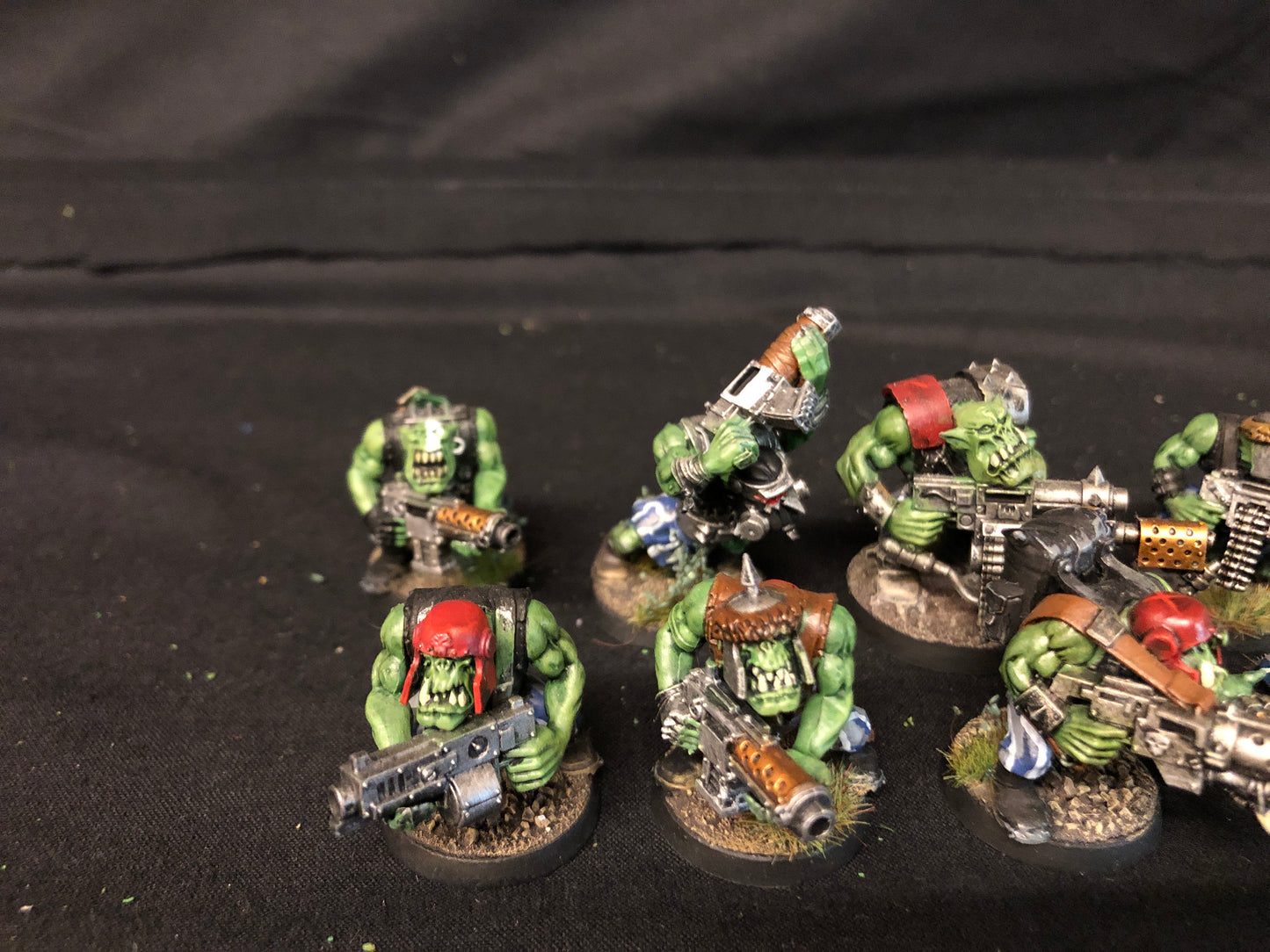 10x Boyz #799 VERY Well Painted Orks Warhammer 40k