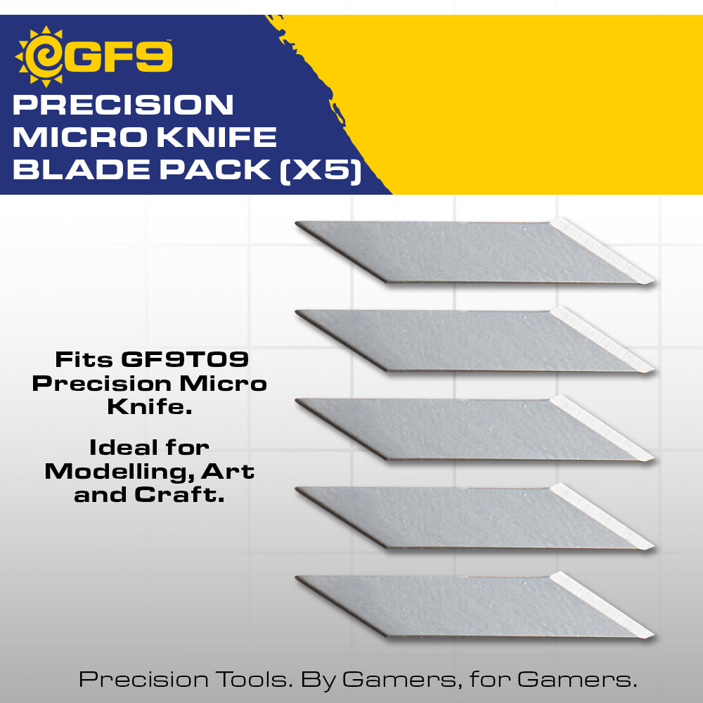 Precision Micro Knife Blade Pack x5