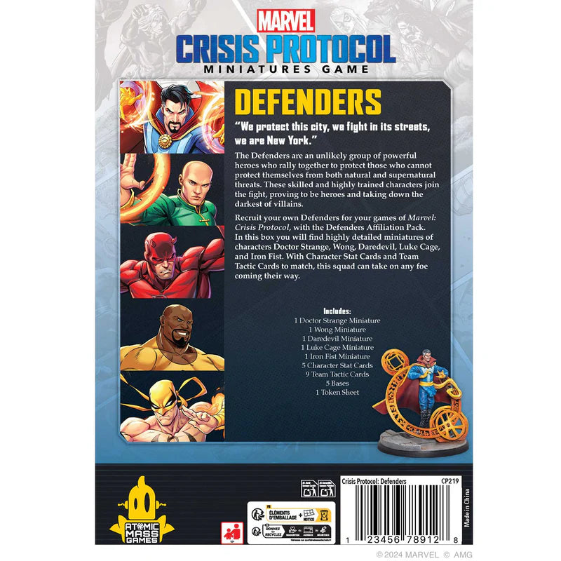 Marvel Crisis Protocol - Defenders