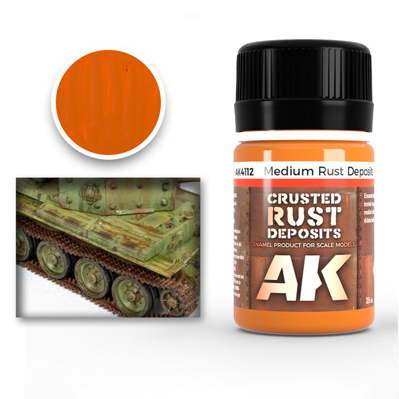 AK Weathering Paints - Medium Rust