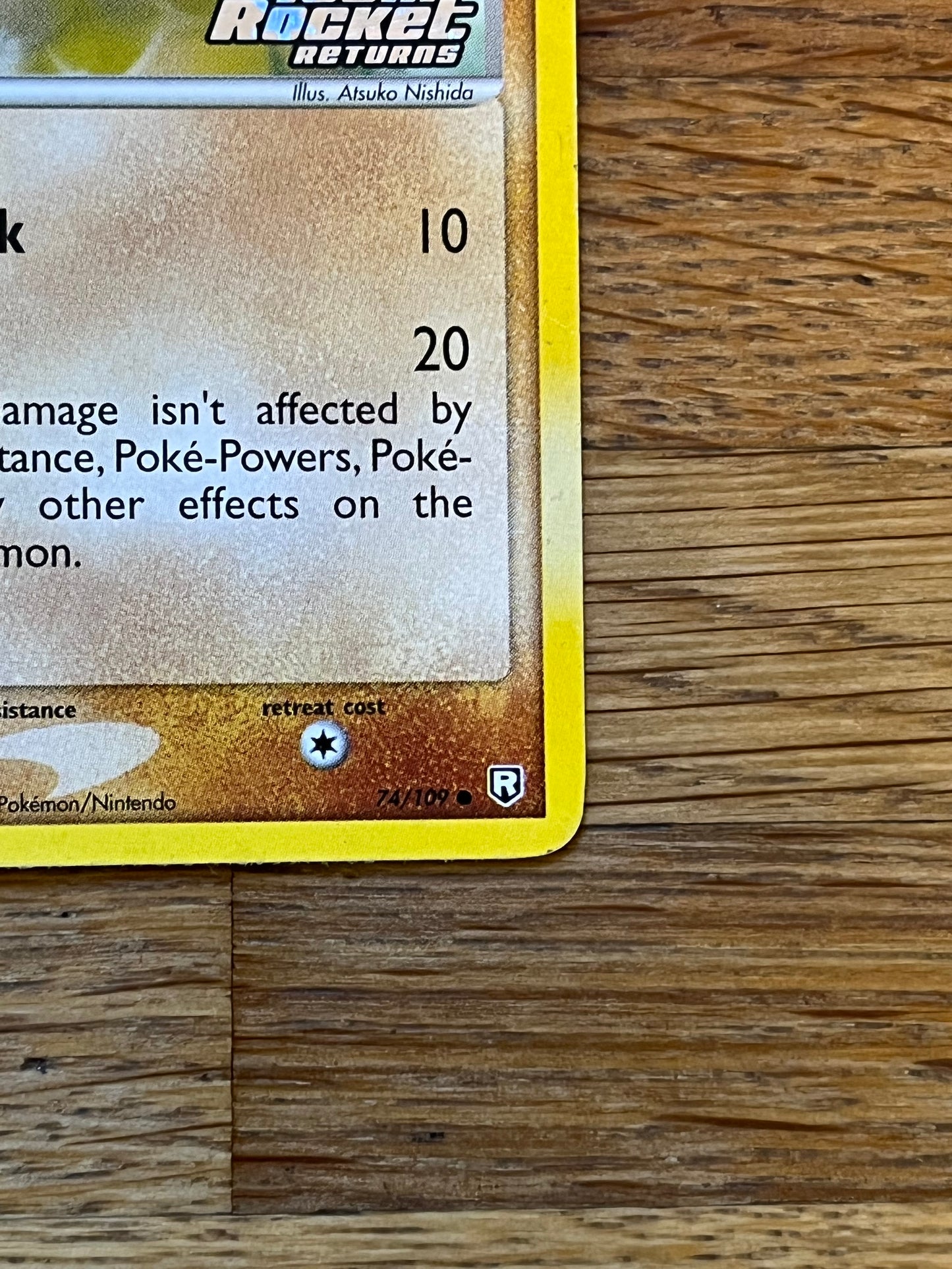 Sandshrew Holo Stamped 74/109 Team Rocket Returns NM Single Pokémon Card