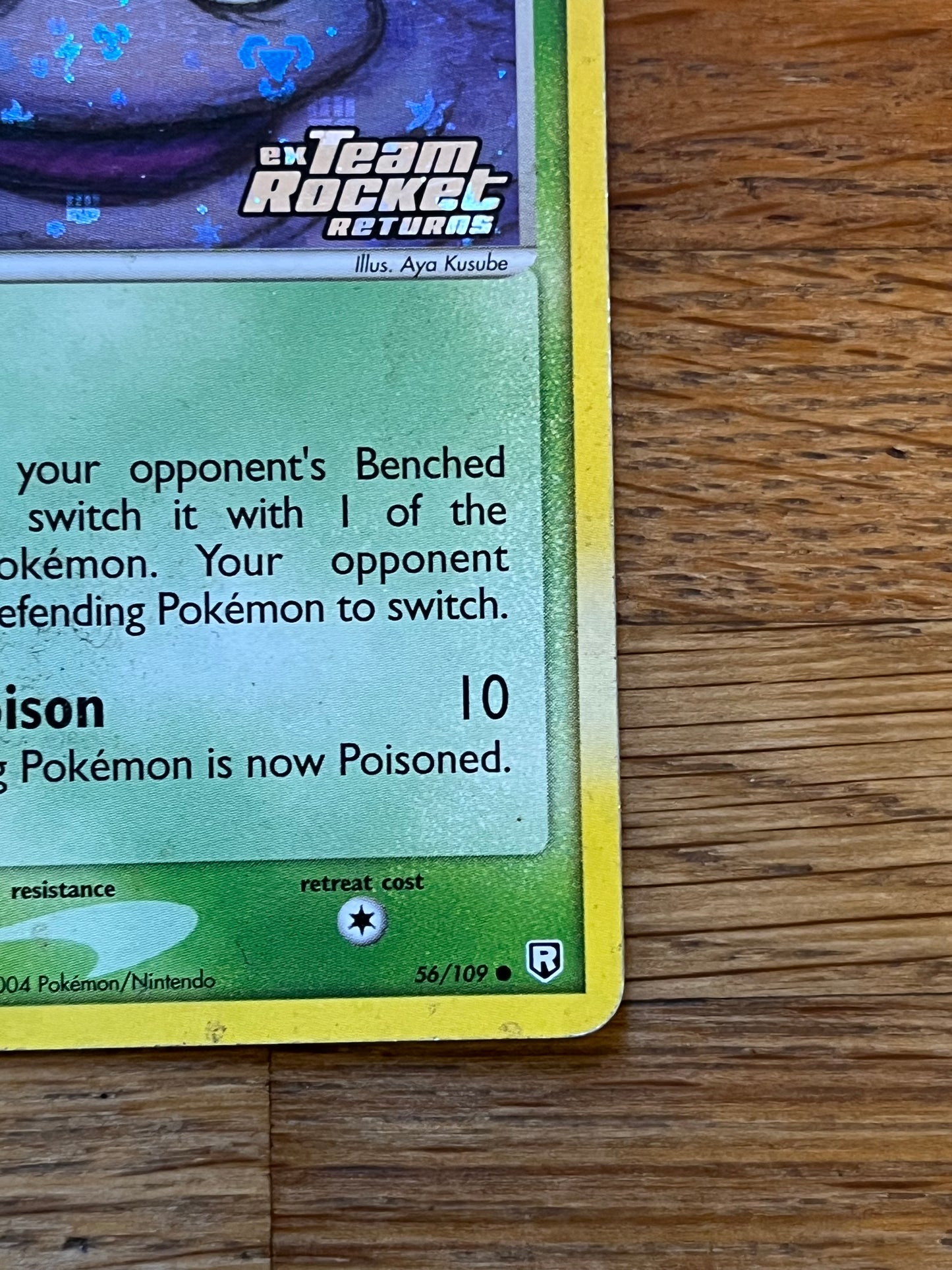 Grimer Holo Stamped 56/109 Team Rocket Returns LP Single Pokémon Card